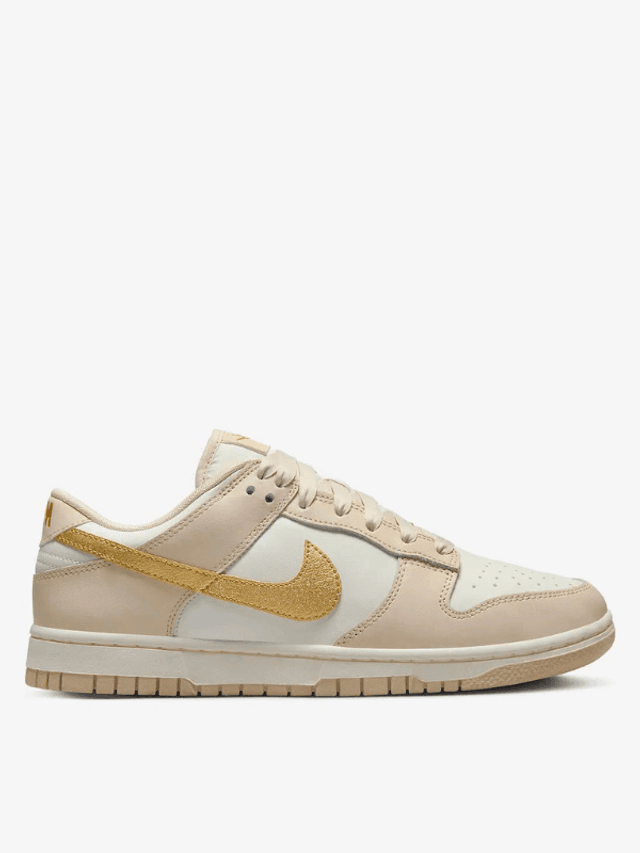 Nike Dunk Low Phantom Metallic Gold (Taille 42.5)