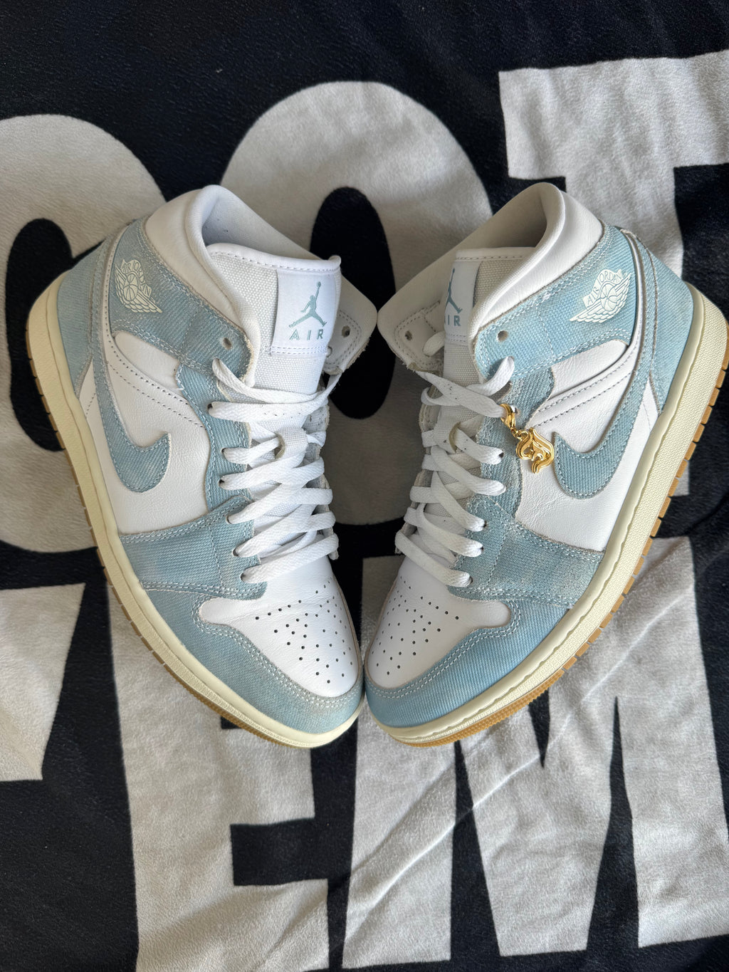 Jordan 1 Mid Denim (Taille 42)