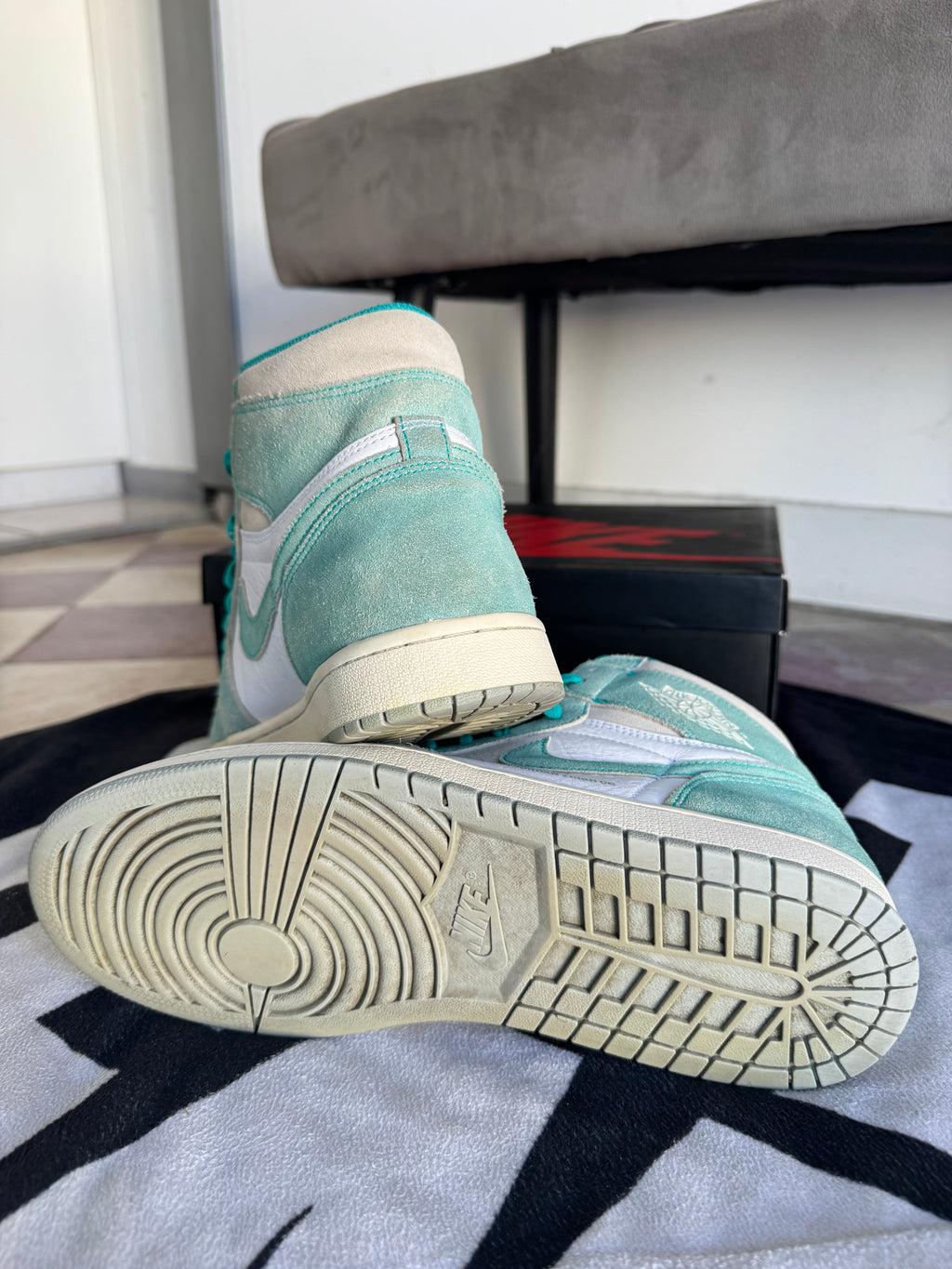 Jordan 1 High Turbo Green (Taille 45)