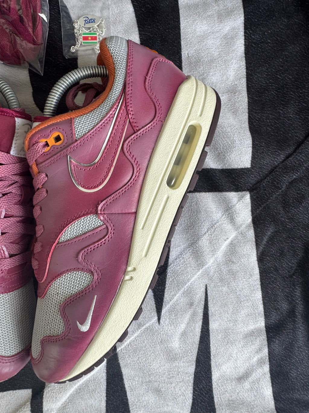 Nike Air Max 1 Patta Rush Maroon (Taille 42)