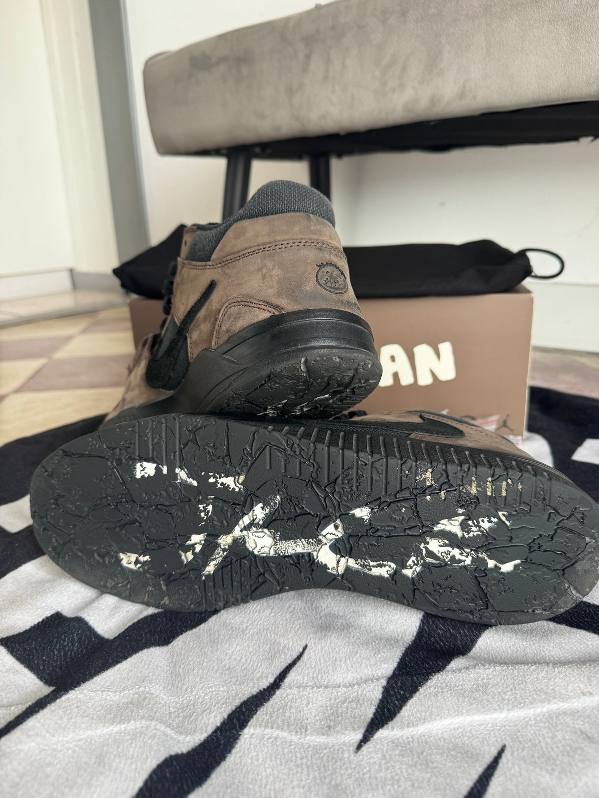 Jordan Jumpman Jack TR Travis Scott Dark Mocha (Taille 47.5)