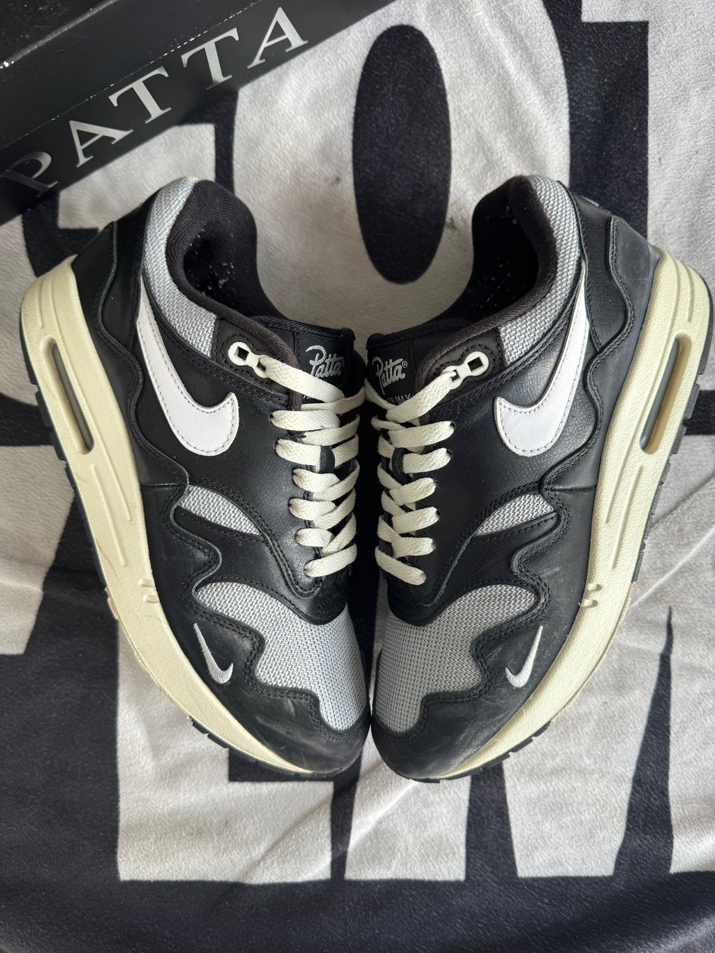 Nike Air Max 1 Patta Waves Black (Taille 40.5)