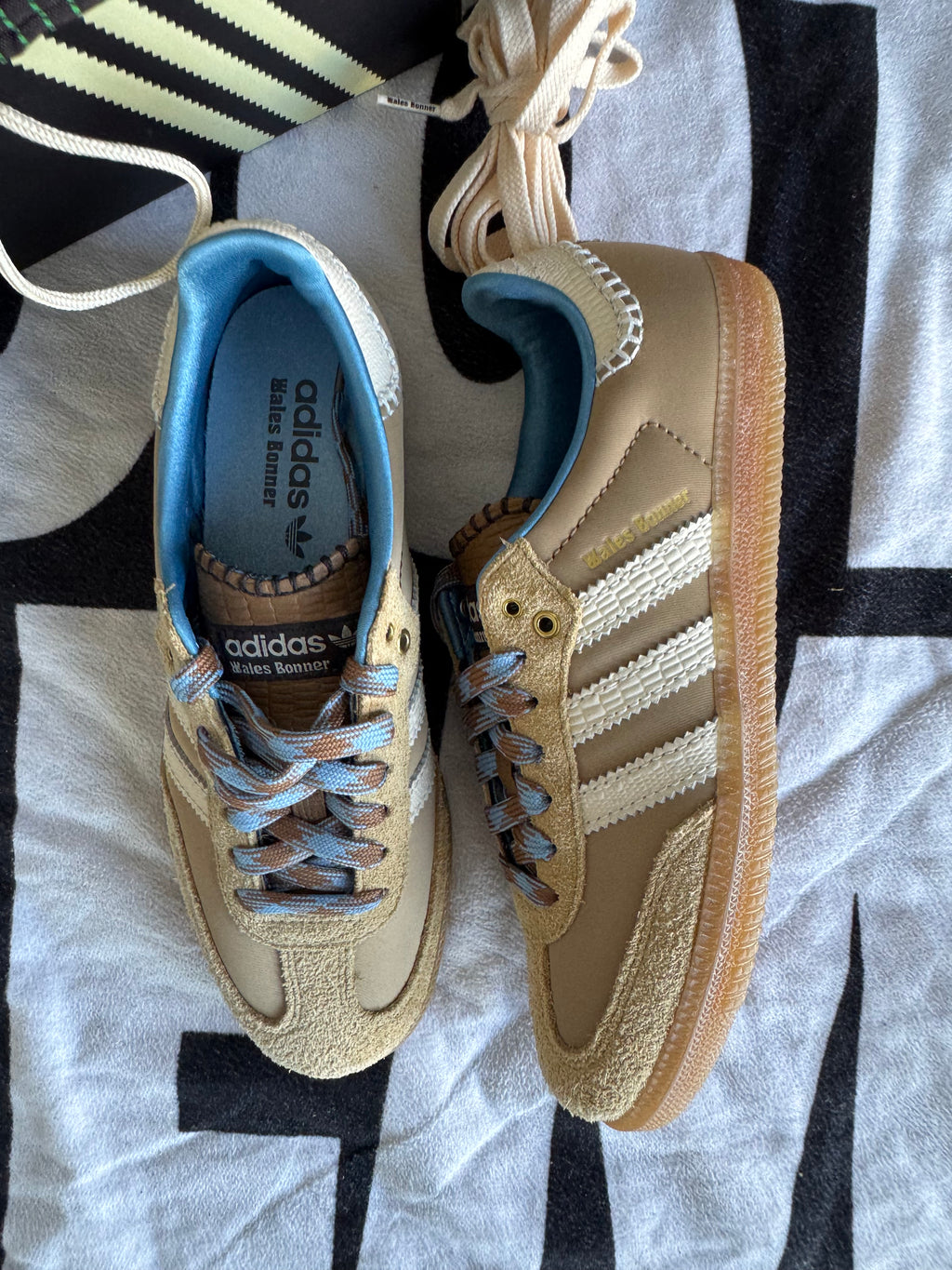 Adidas Samba Nylon Wales Bonner Desert White (Taille 39 1/3)