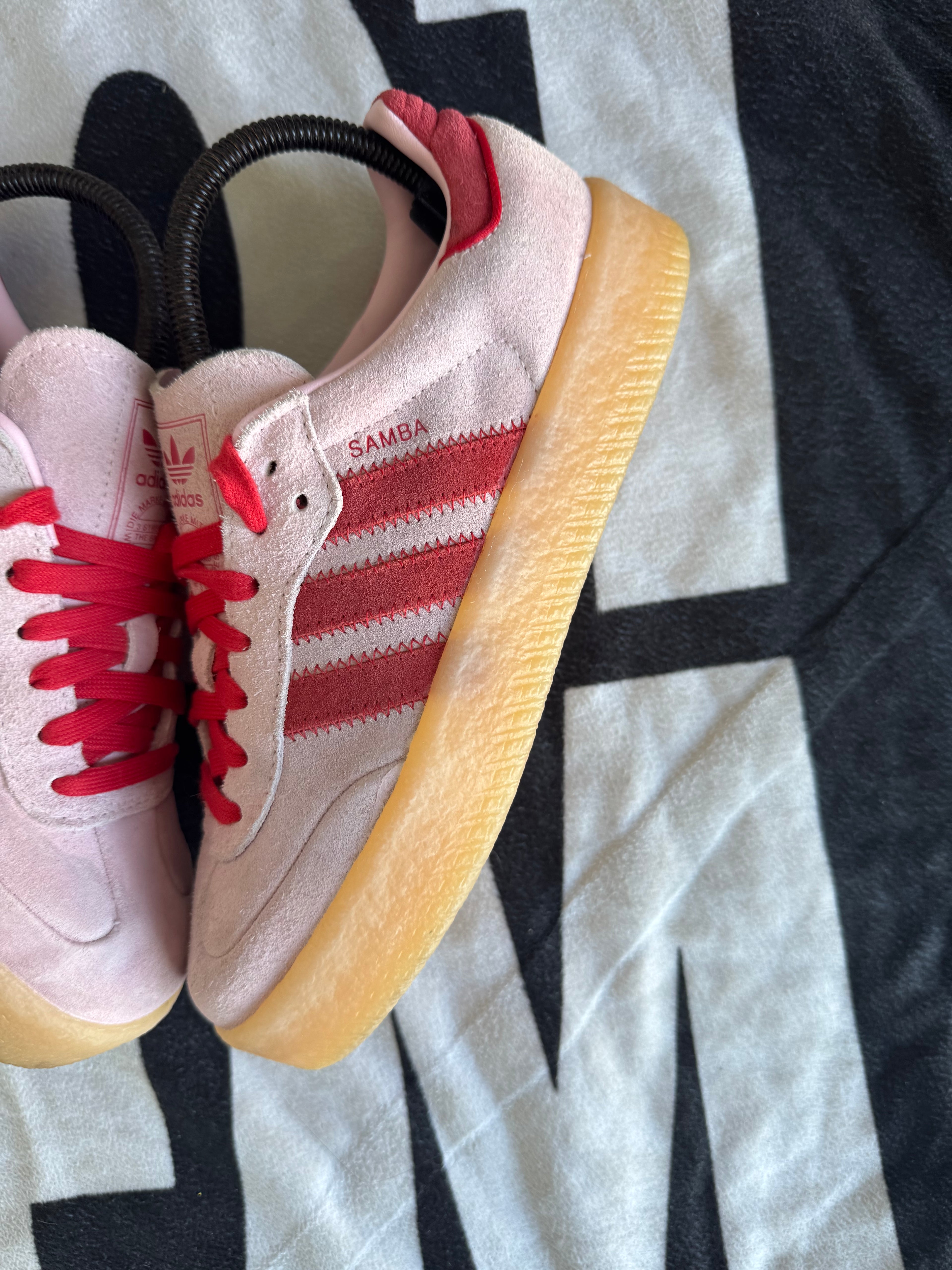 adidas Sambae Clear Pink Better Scarlet (Taille 38)