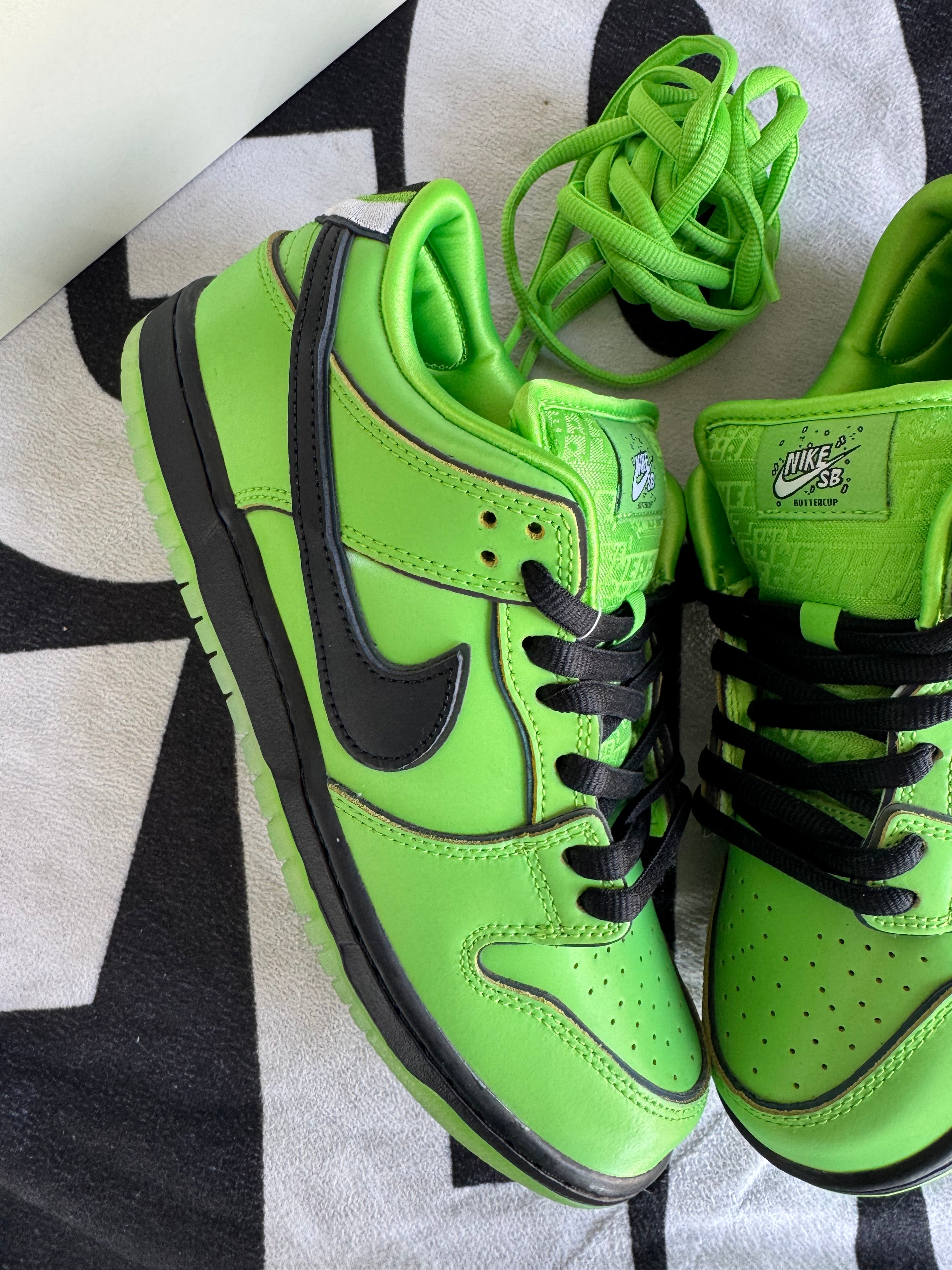 Nike SB Dunk Low The Powerpuff Girls Buttercup (Taille 41)