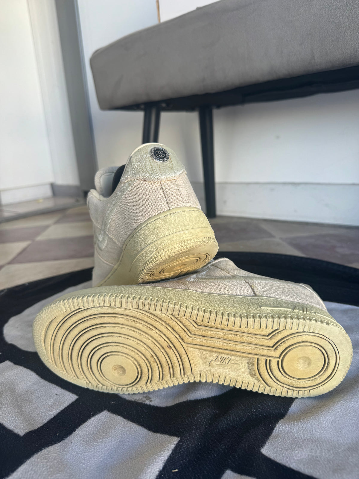 Nike Air Force 1 Low Stussy Fossil (Taille 42.5)