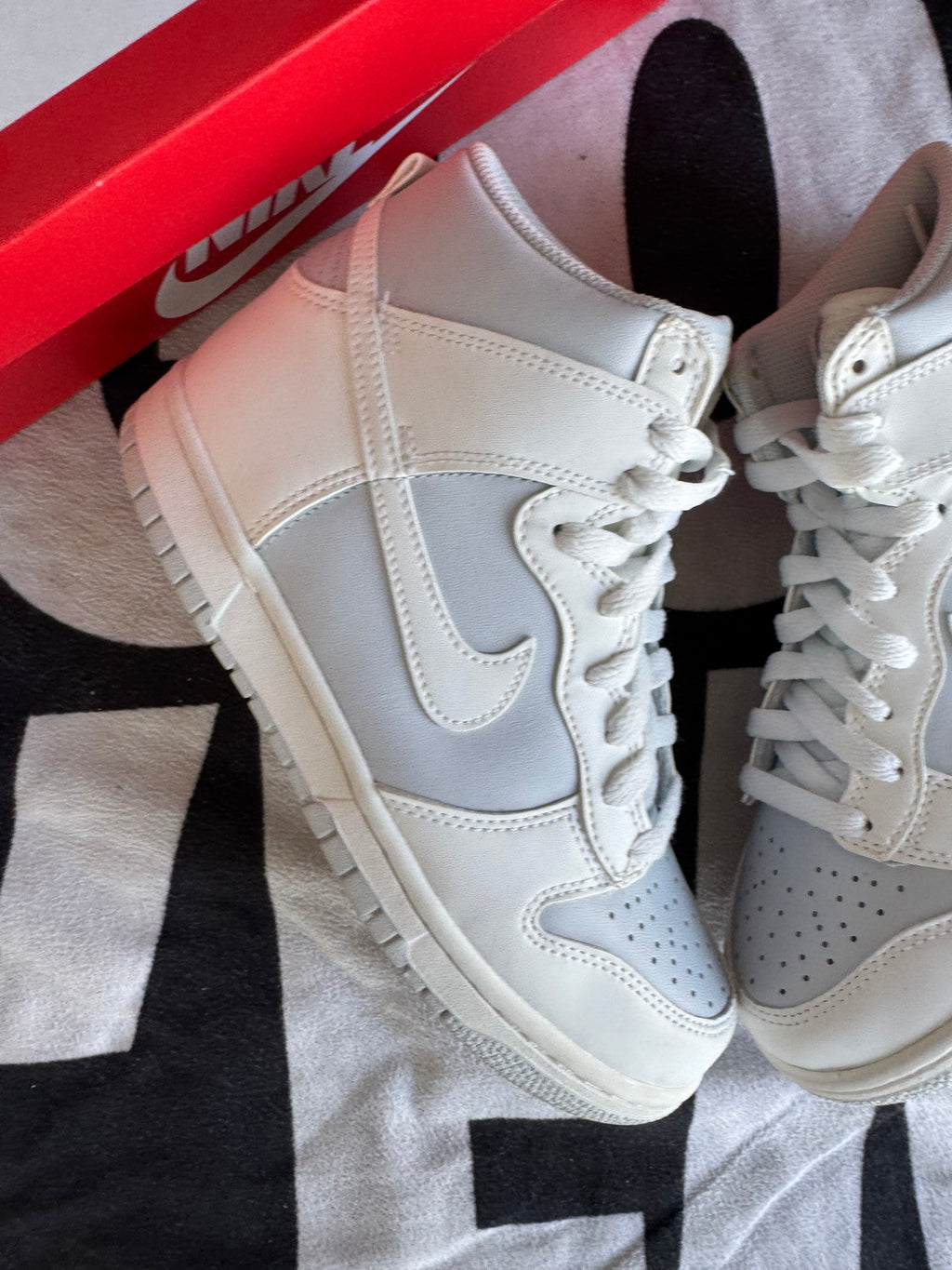 Nike Dunk High Summit White Football Grey (Taille 38)