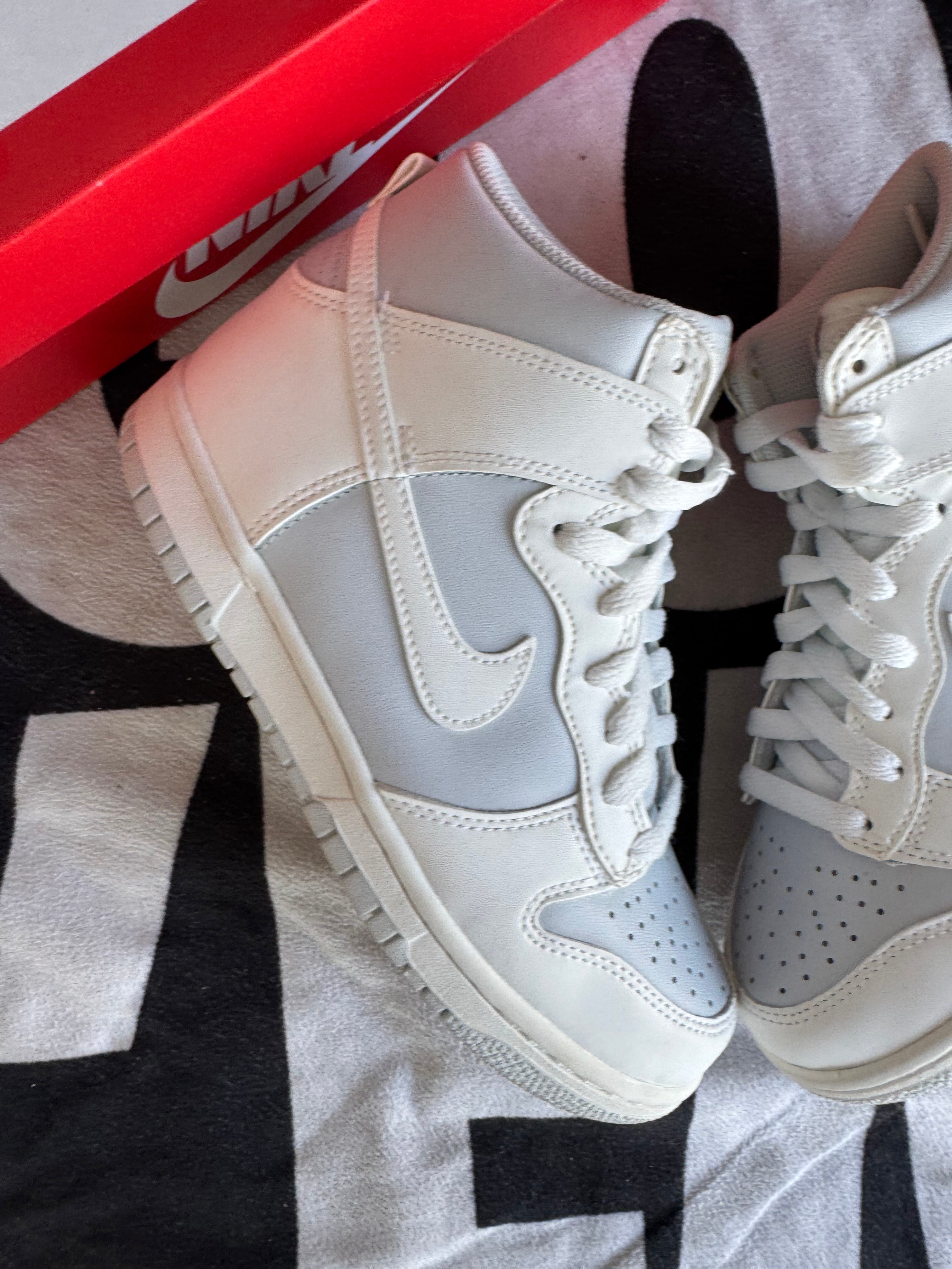 Nike Dunk High Summit White Football Grey (Taille 38)