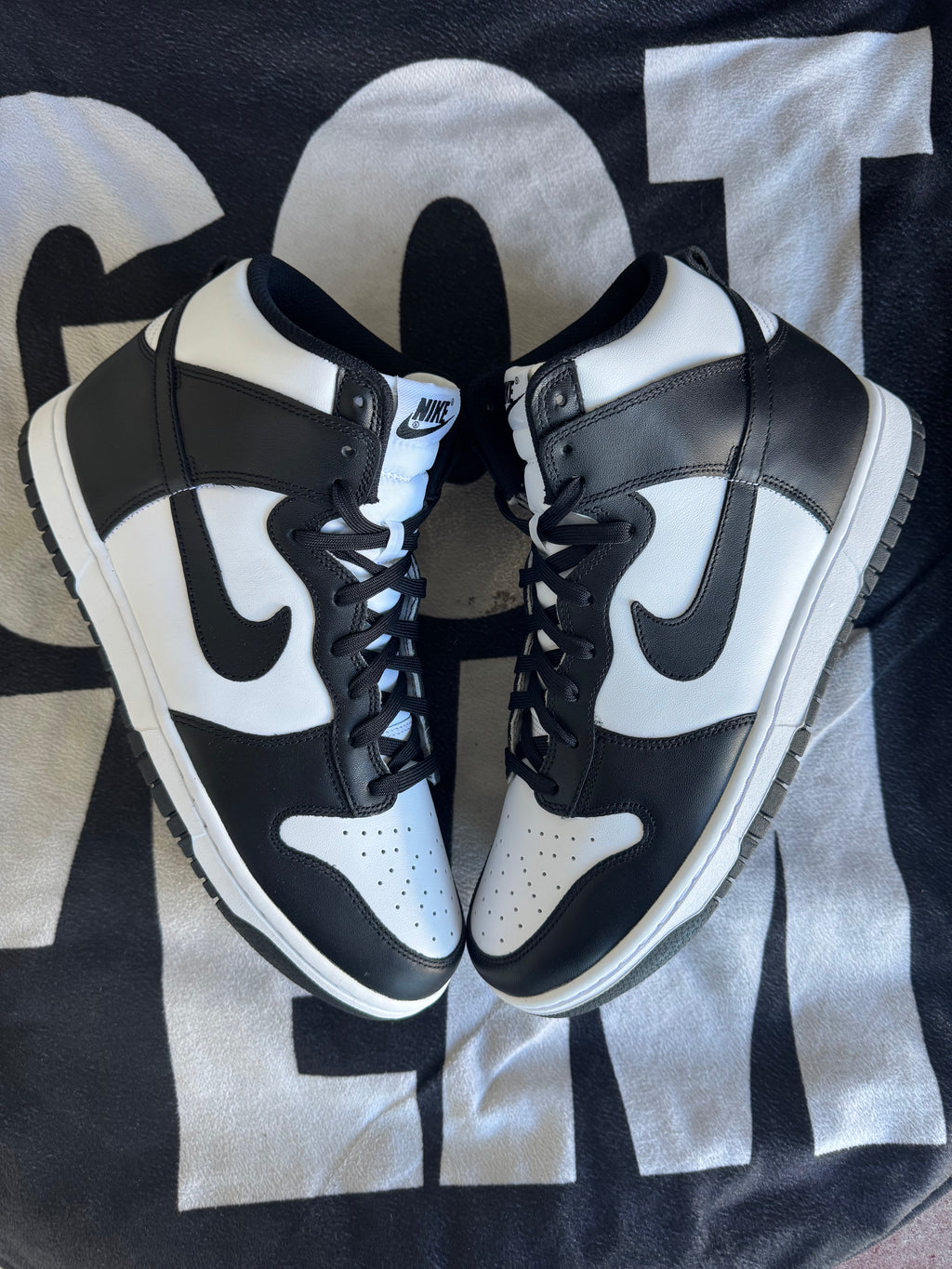 Nike Dunk High Panda Black White (Taille 45)
