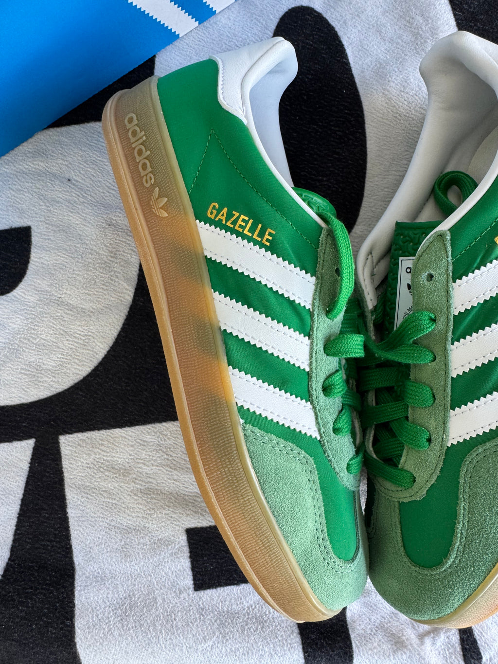 Adidas Gazelle Indoor Green Gum (Taille 37 1/3)