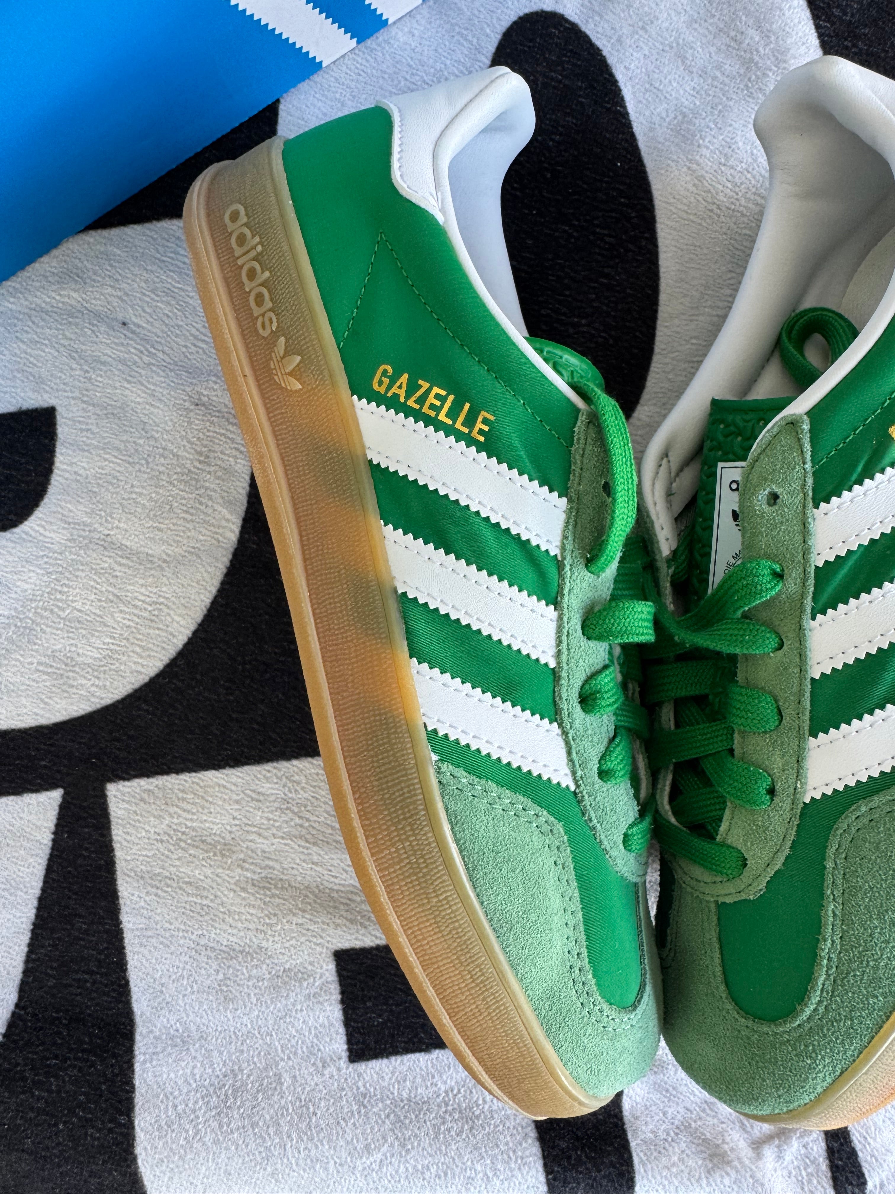 Adidas Gazelle Indoor Green Gum (Taille 39 1/3)