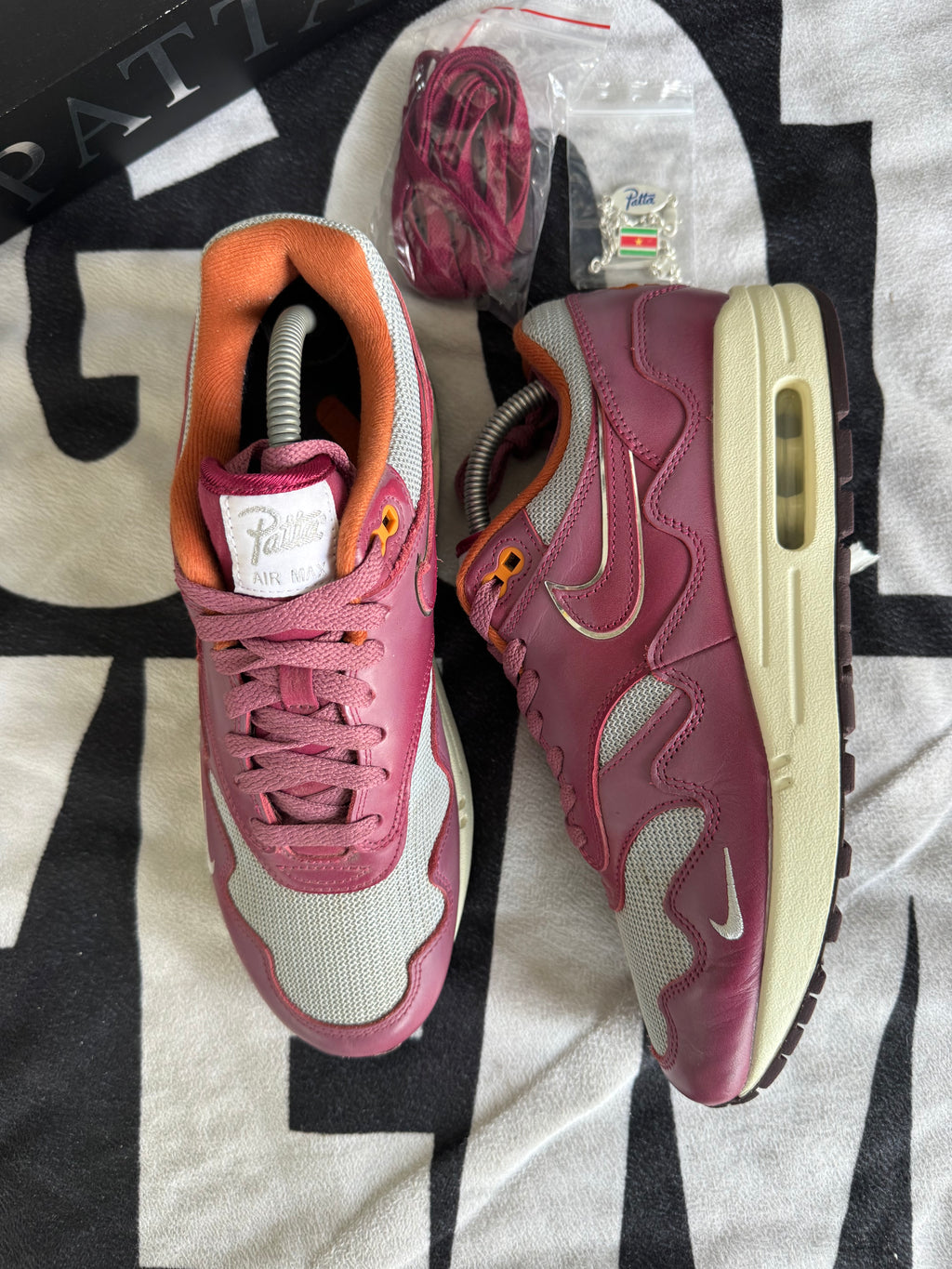 Nike Air Max 1 Patta Rush Maroon (Taille 42)