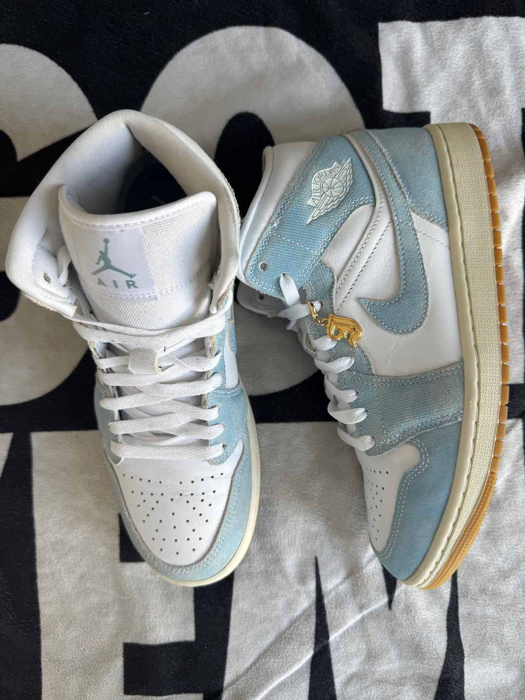 Jordan 1 Mid Denim (Taille 42)