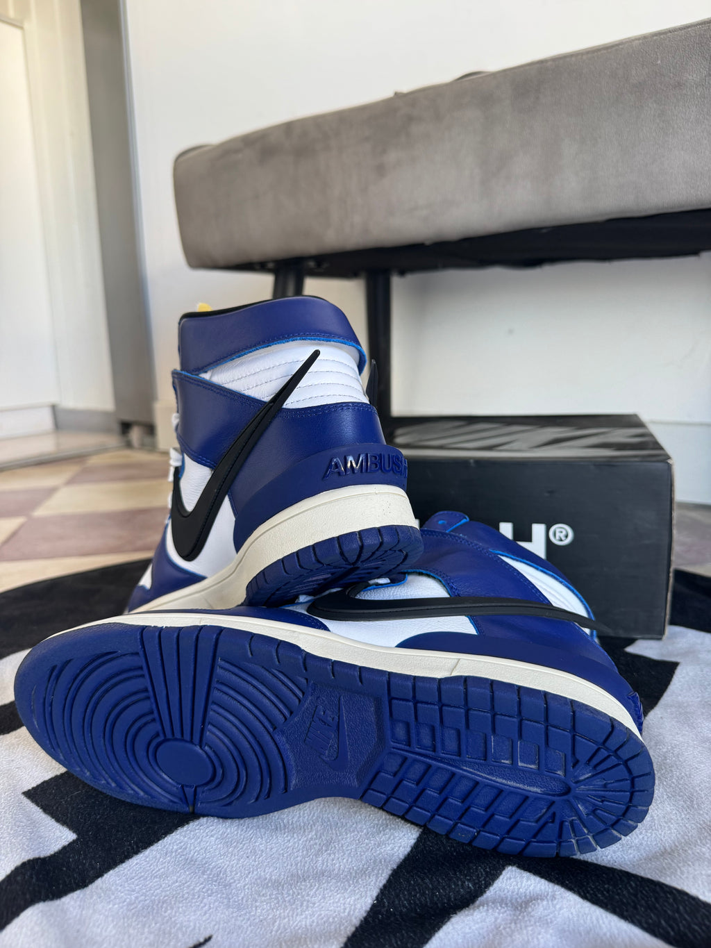 Nike Dunk High AMBUSH Deep Royal (Taille 42)