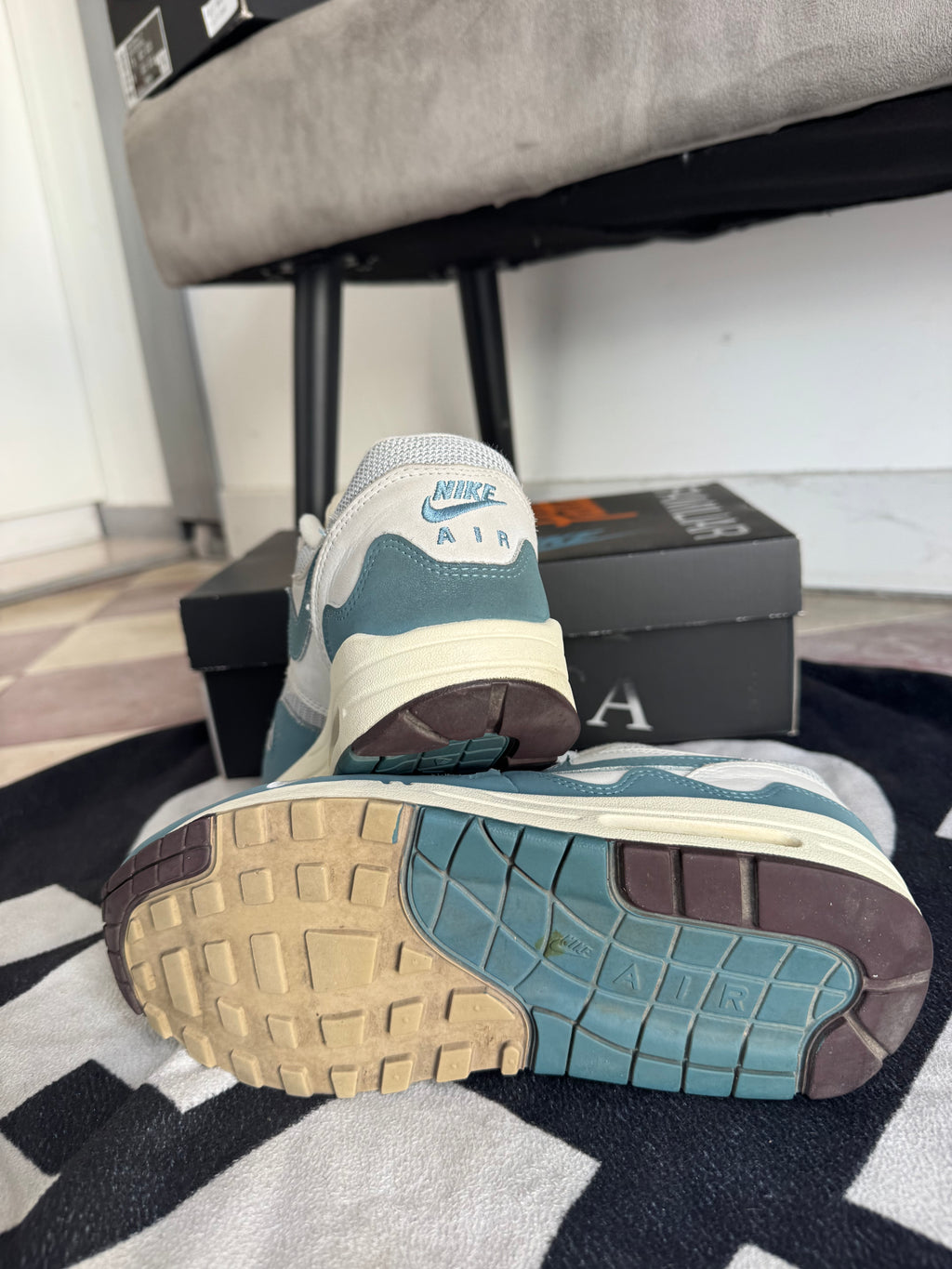 Nike Air Max 1 Patta Waves Noise Aqua (Taille 38.5)
