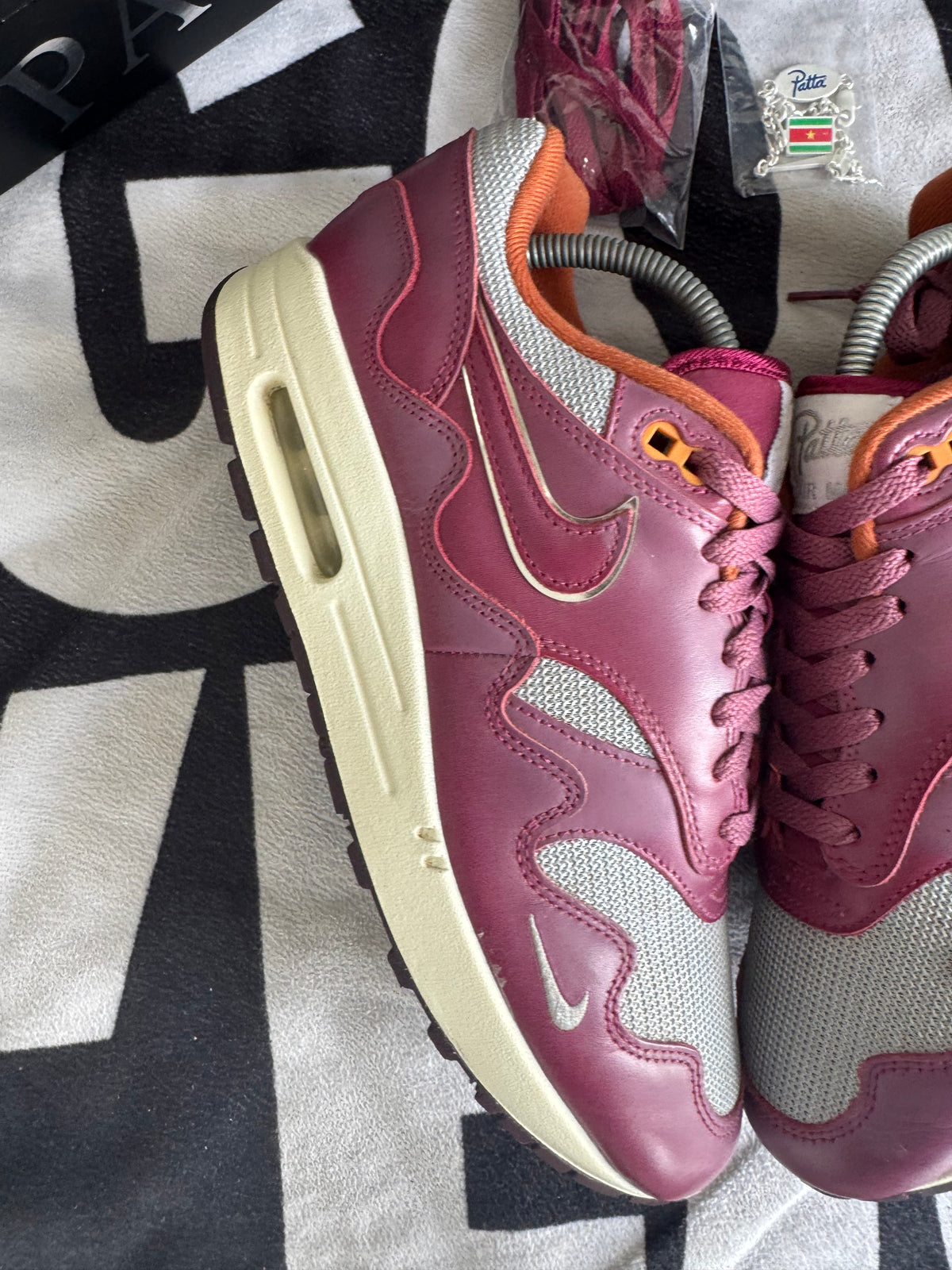 Nike Air Max 1 Patta Rush Maroon (Taille 42)