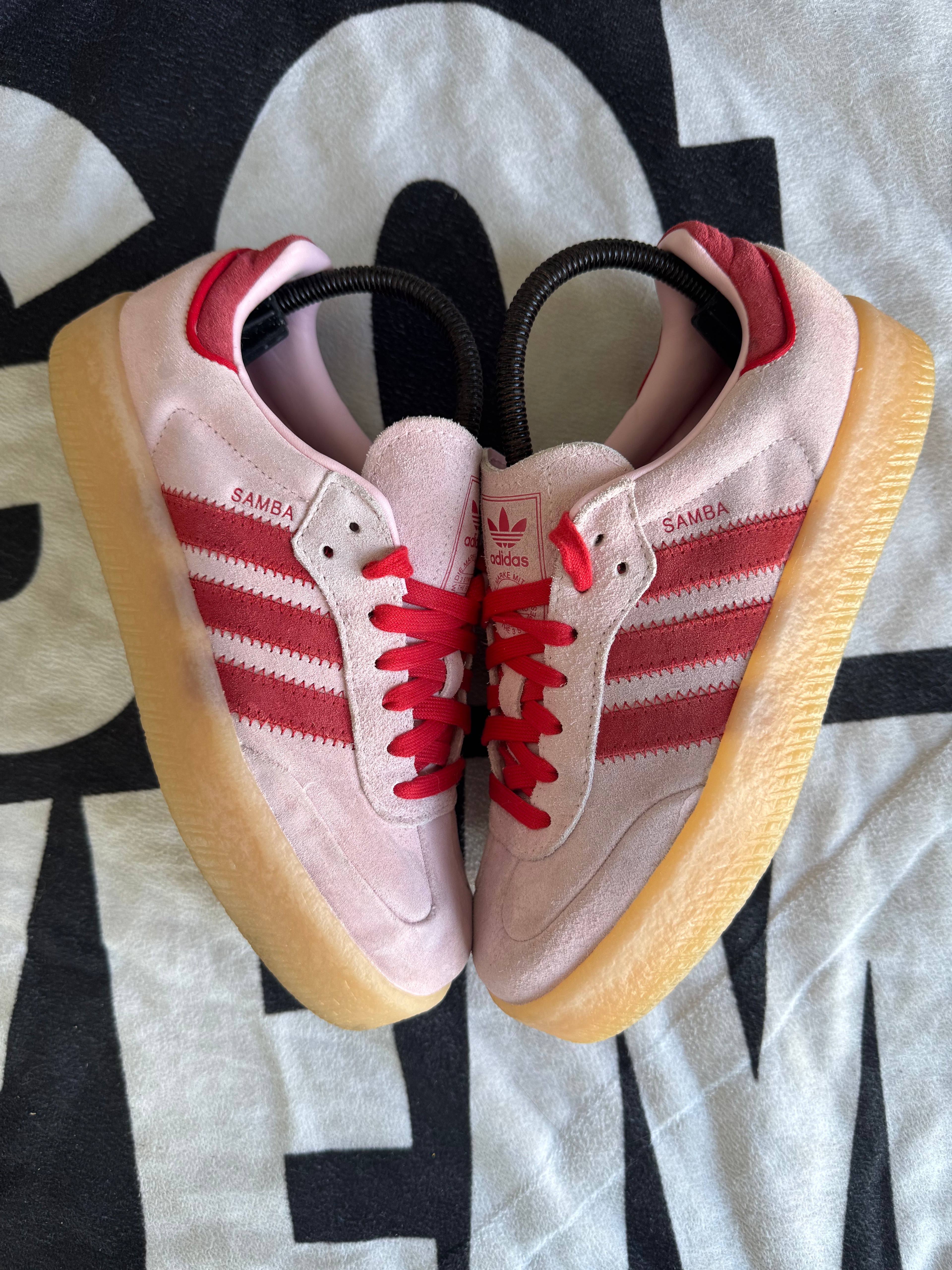 adidas Sambae Clear Pink Better Scarlet (Taille 38)
