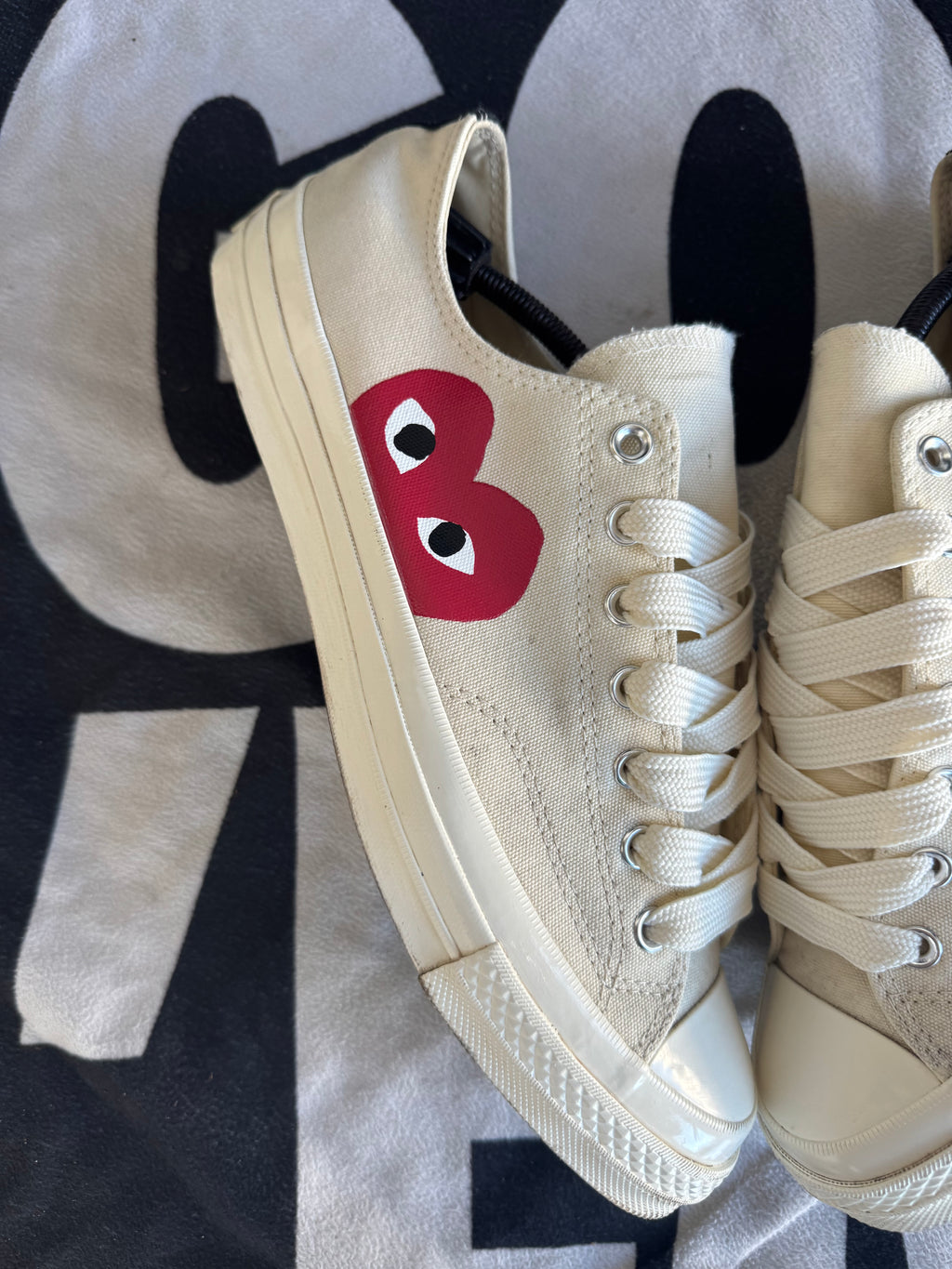 Converse Chuck Taylor All Star 70 Ox Comme des Garcons PLAY White (Taille 46.5)