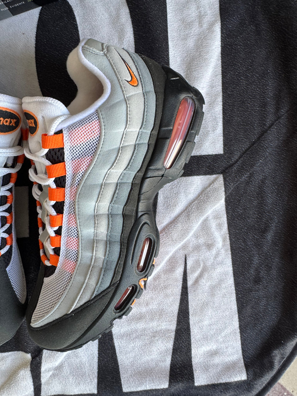 Nike Air Max 95 OG Big Bubble Bright Mandarin 2025 (Taille 43)