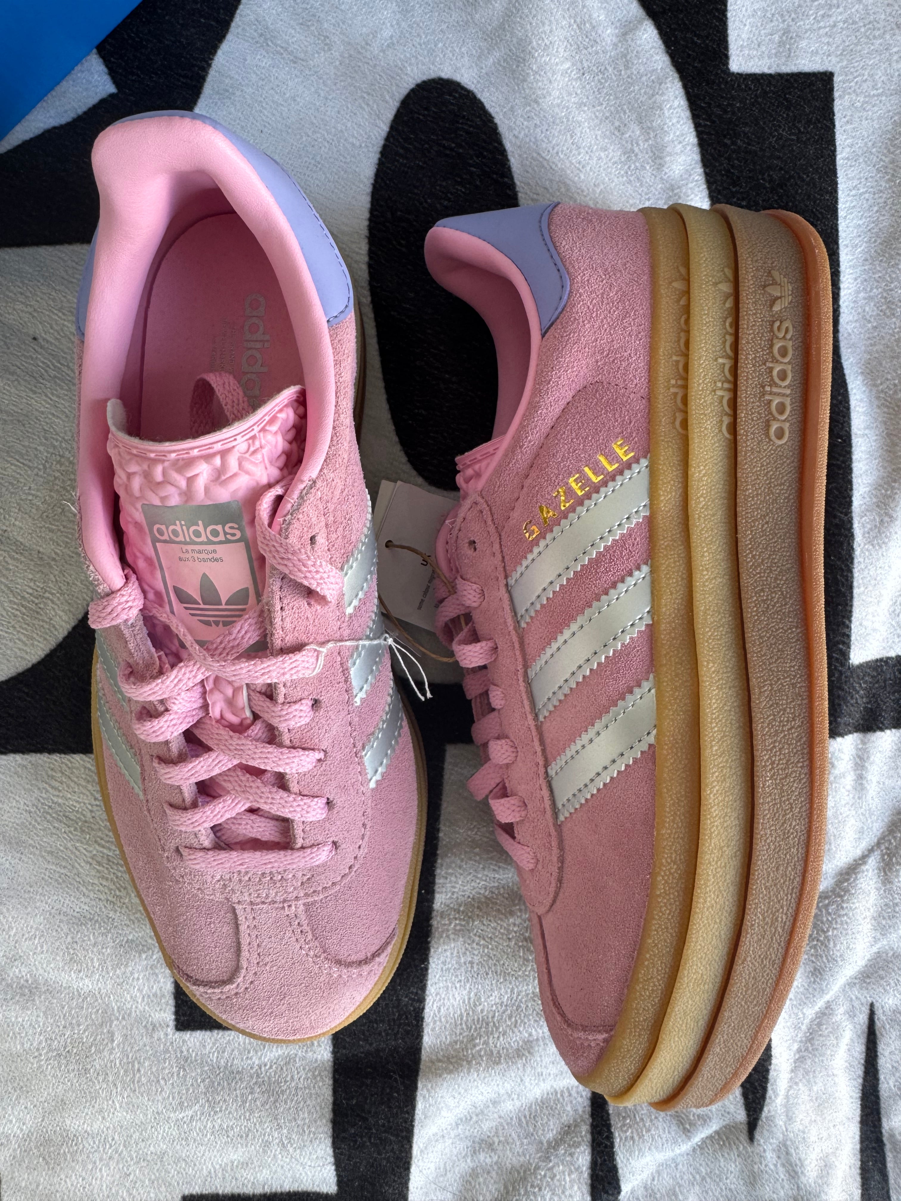 adidas Gazelle Bold Pink Glow Silver (Taille 36)