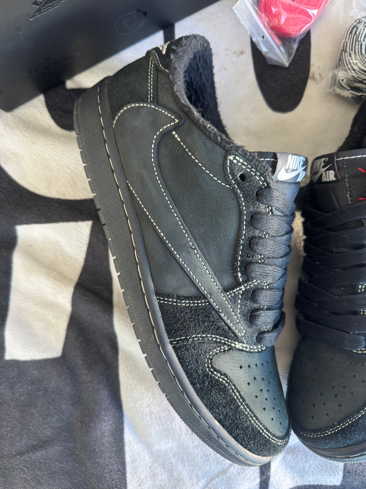 Jordan 1 Low Travis Scott Black Phantom (Taille 44)