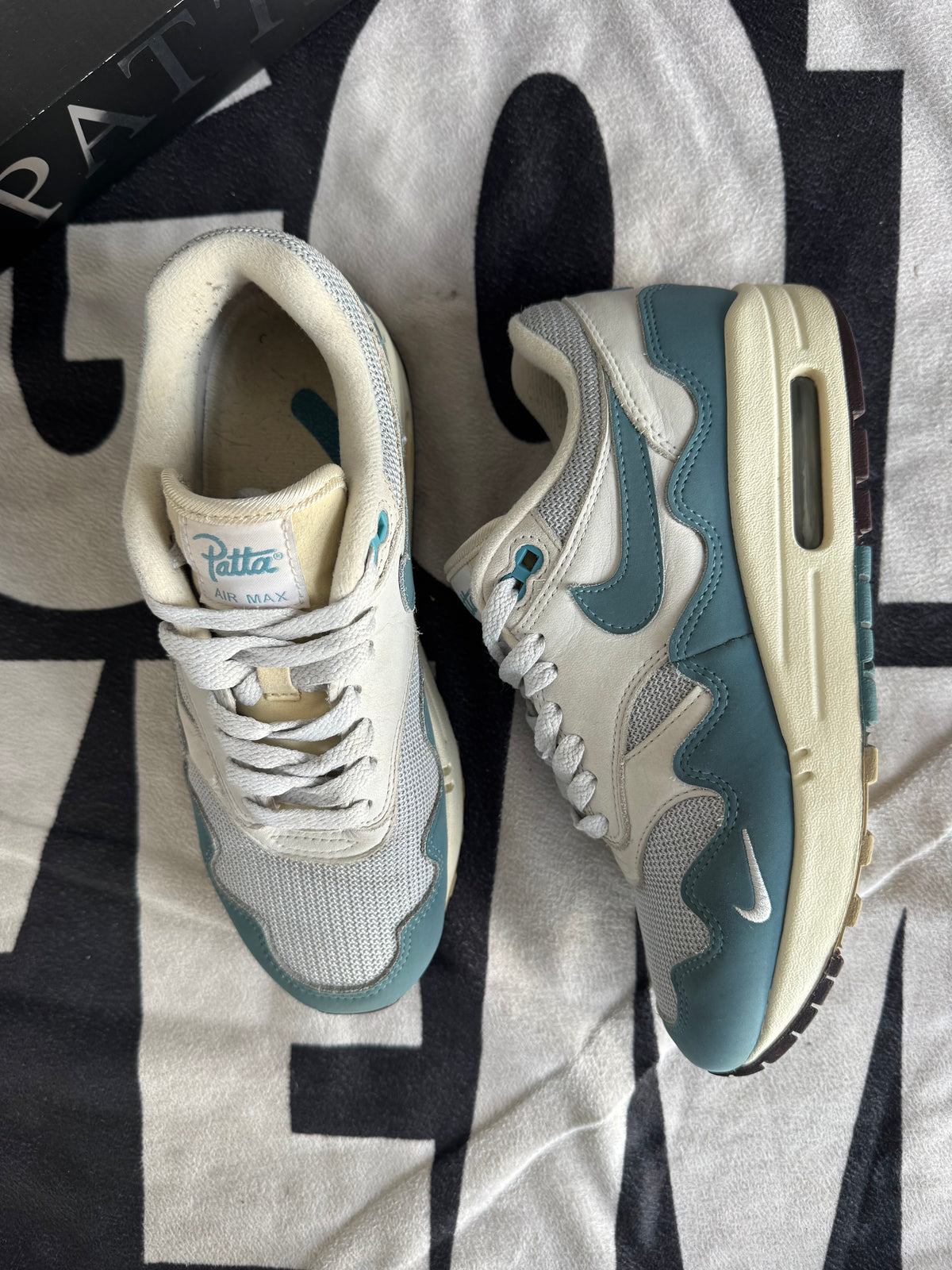 Nike Air Max 1 Patta Waves Noise Aqua (Taille 38.5)