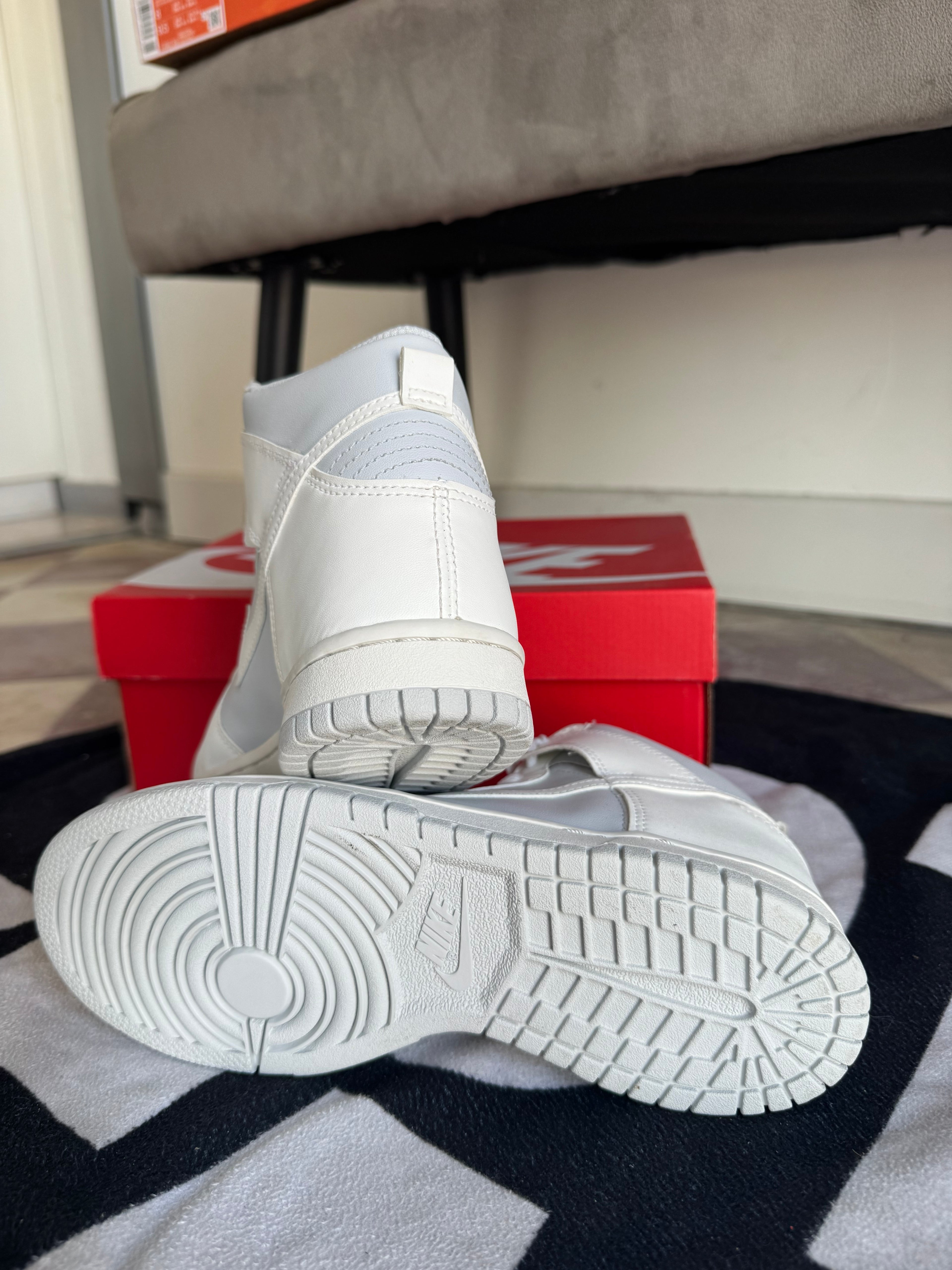 Nike Dunk High Summit White Football Grey (Taille 38)