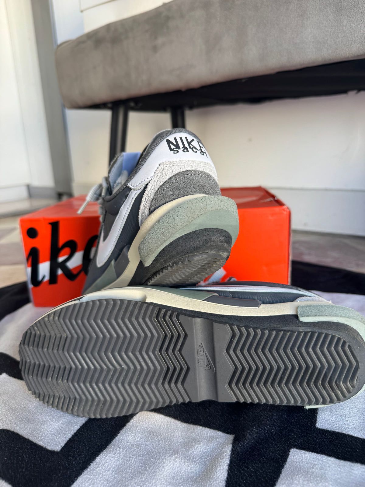 Nike Cortez 4.0 Sacai Iron Grey (Taille 42)