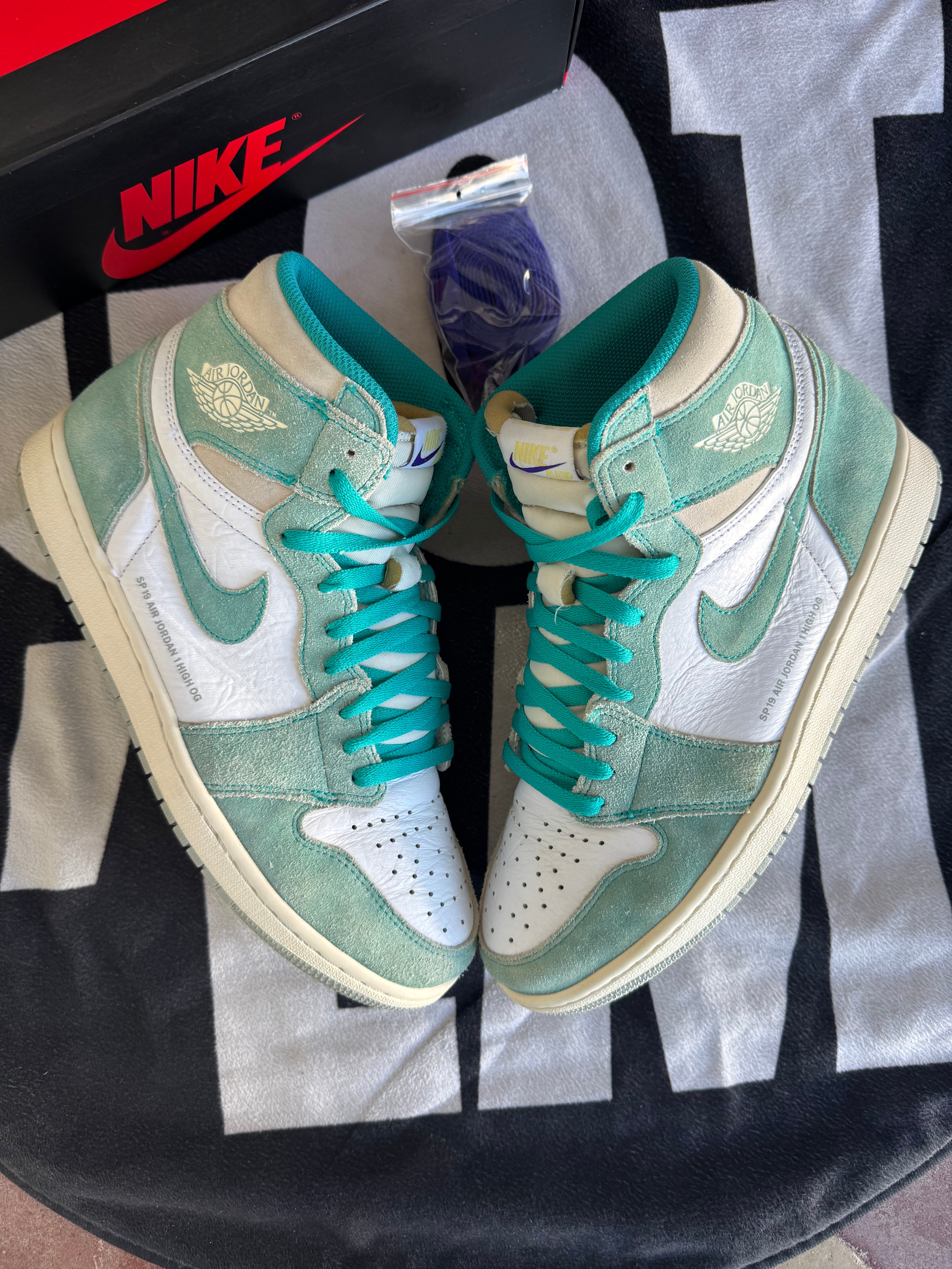 Jordan 1 High Turbo Green (Taille 45)