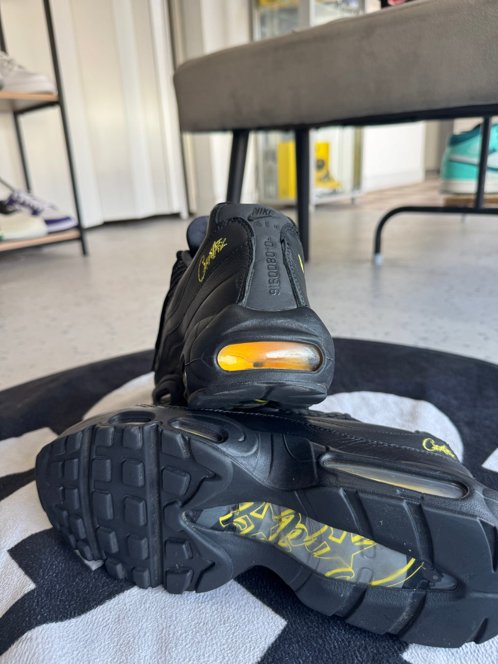 Nike Air Max 95 Corteiz Honey Black (Taille 44.5)