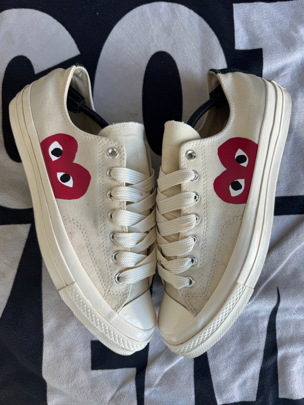 Converse Chuck Taylor All Star 70 Ox Comme des Garcons PLAY White (Taille 46.5)