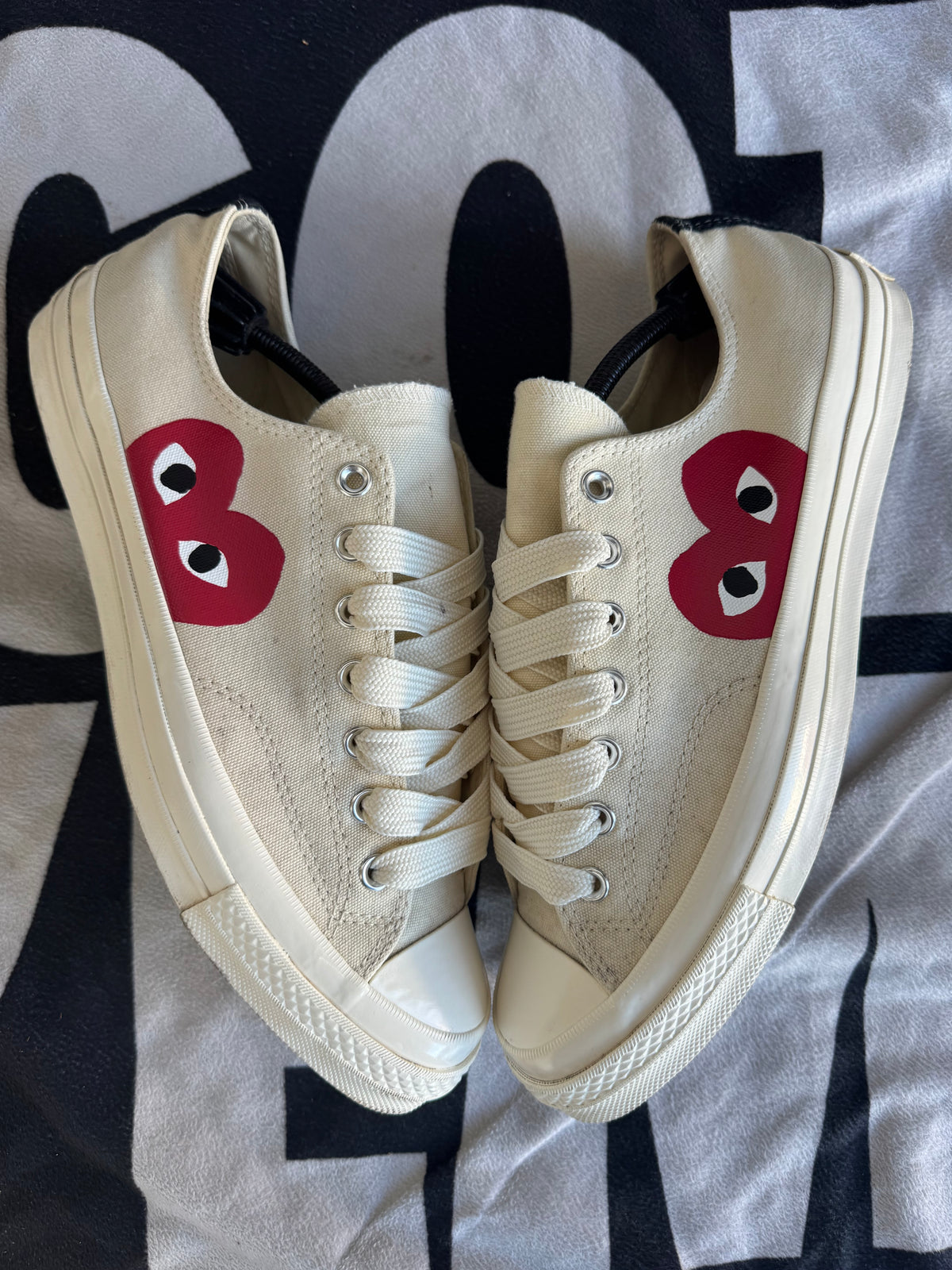 Converse Chuck Taylor All Star 70 Ox Comme des Garcons PLAY White (Taille 46.5)