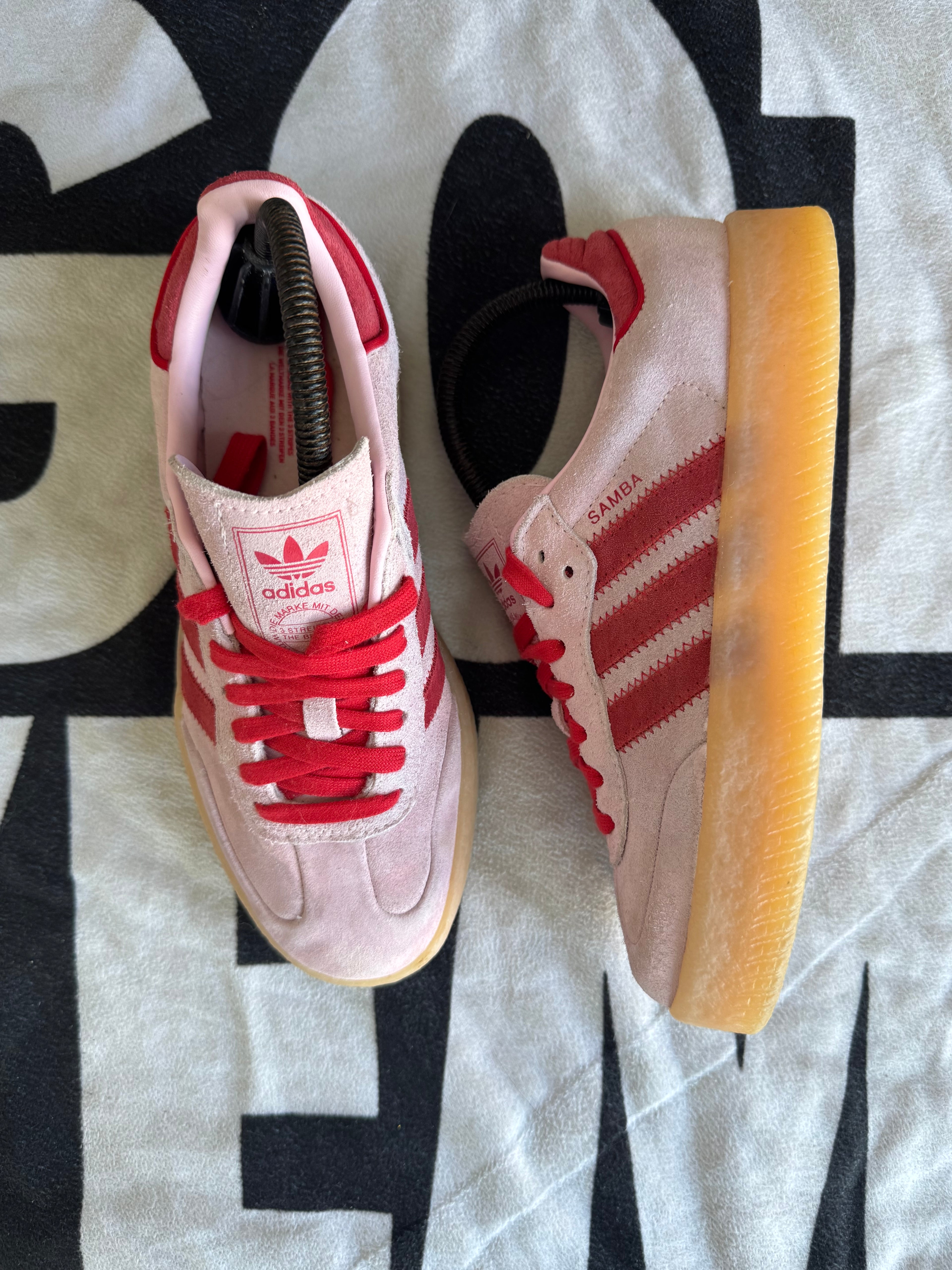 adidas Sambae Clear Pink Better Scarlet (Taille 38)