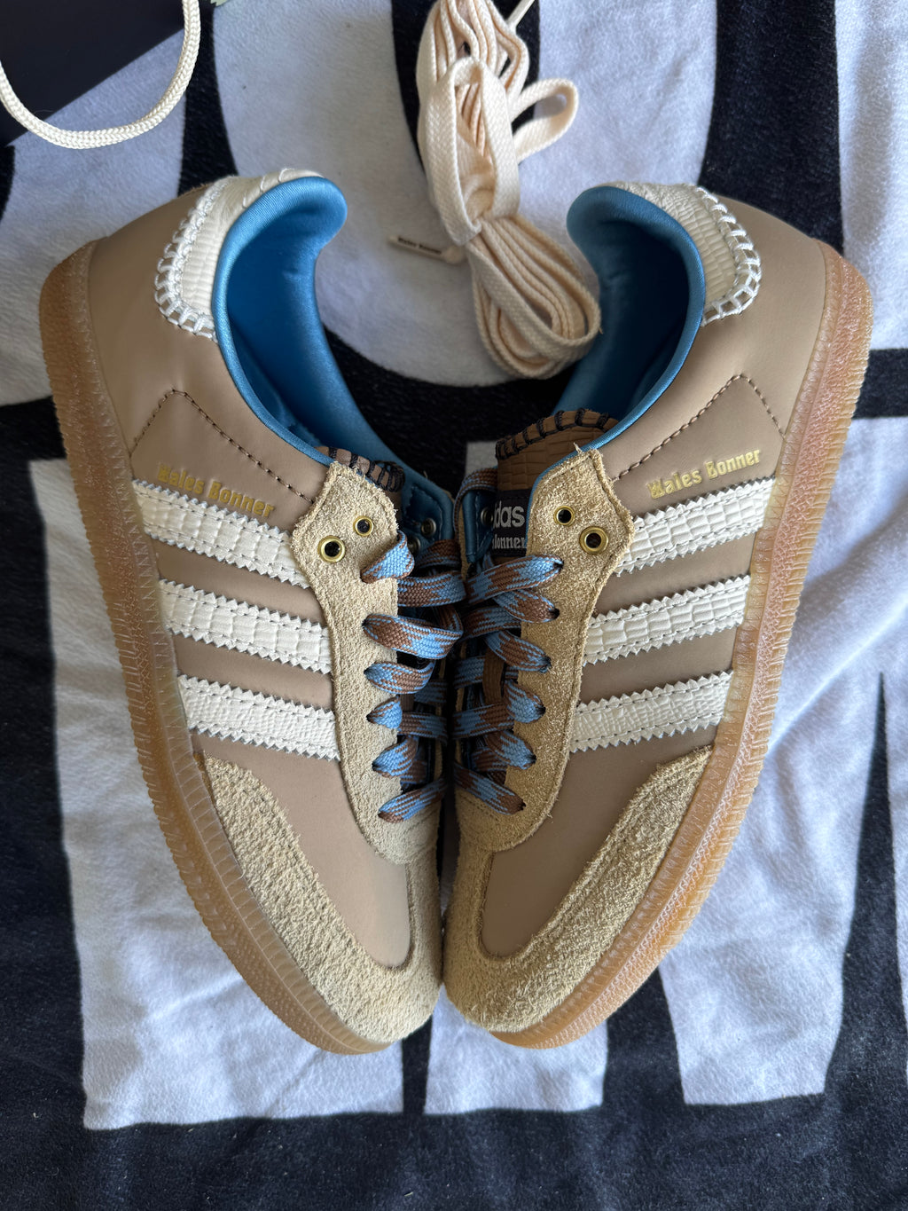 Adidas Samba Nylon Wales Bonner Desert White (Taille 39 1/3)