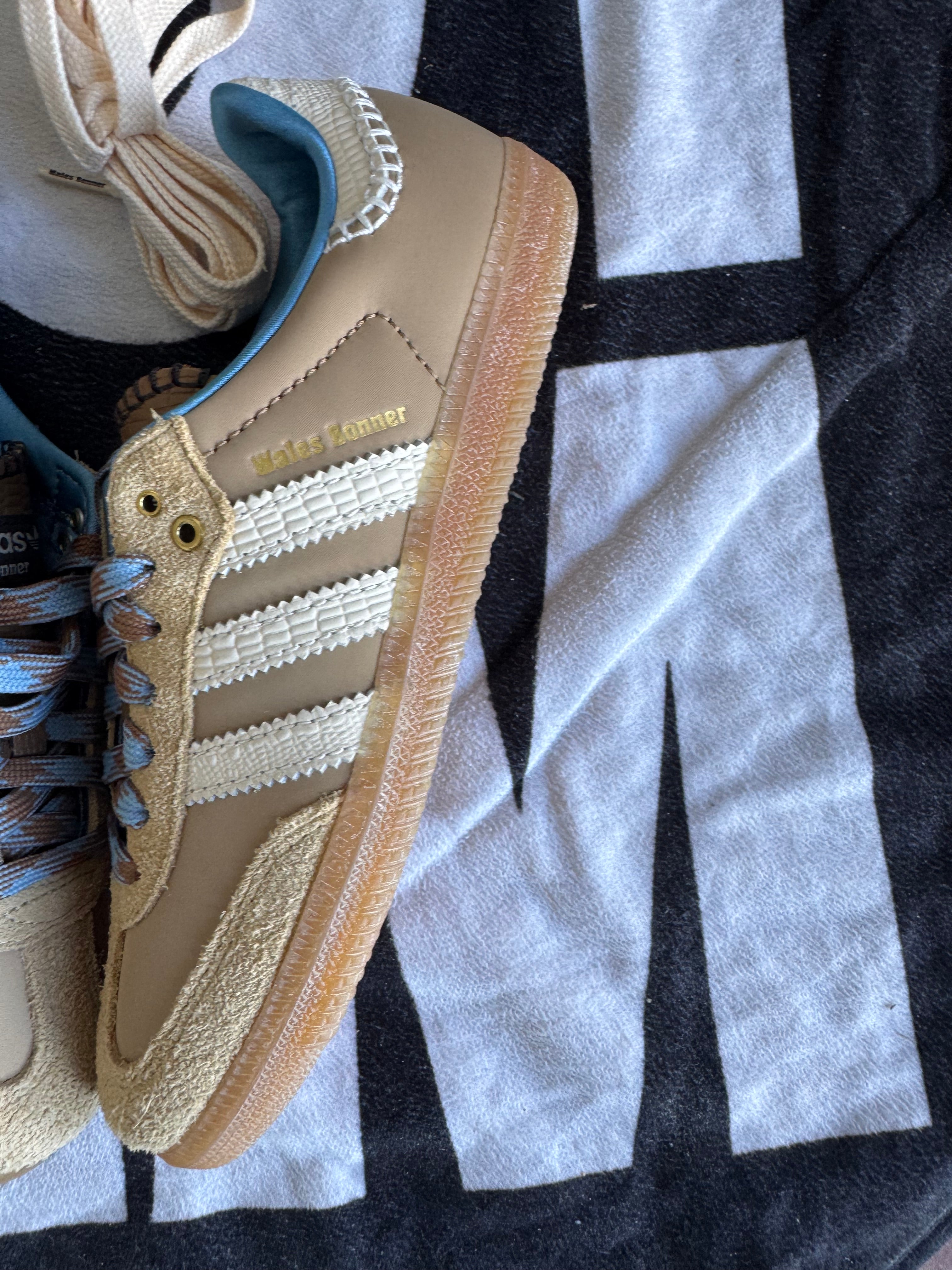 Adidas Samba Nylon Wales Bonner Desert White (Taille 39 1/3)