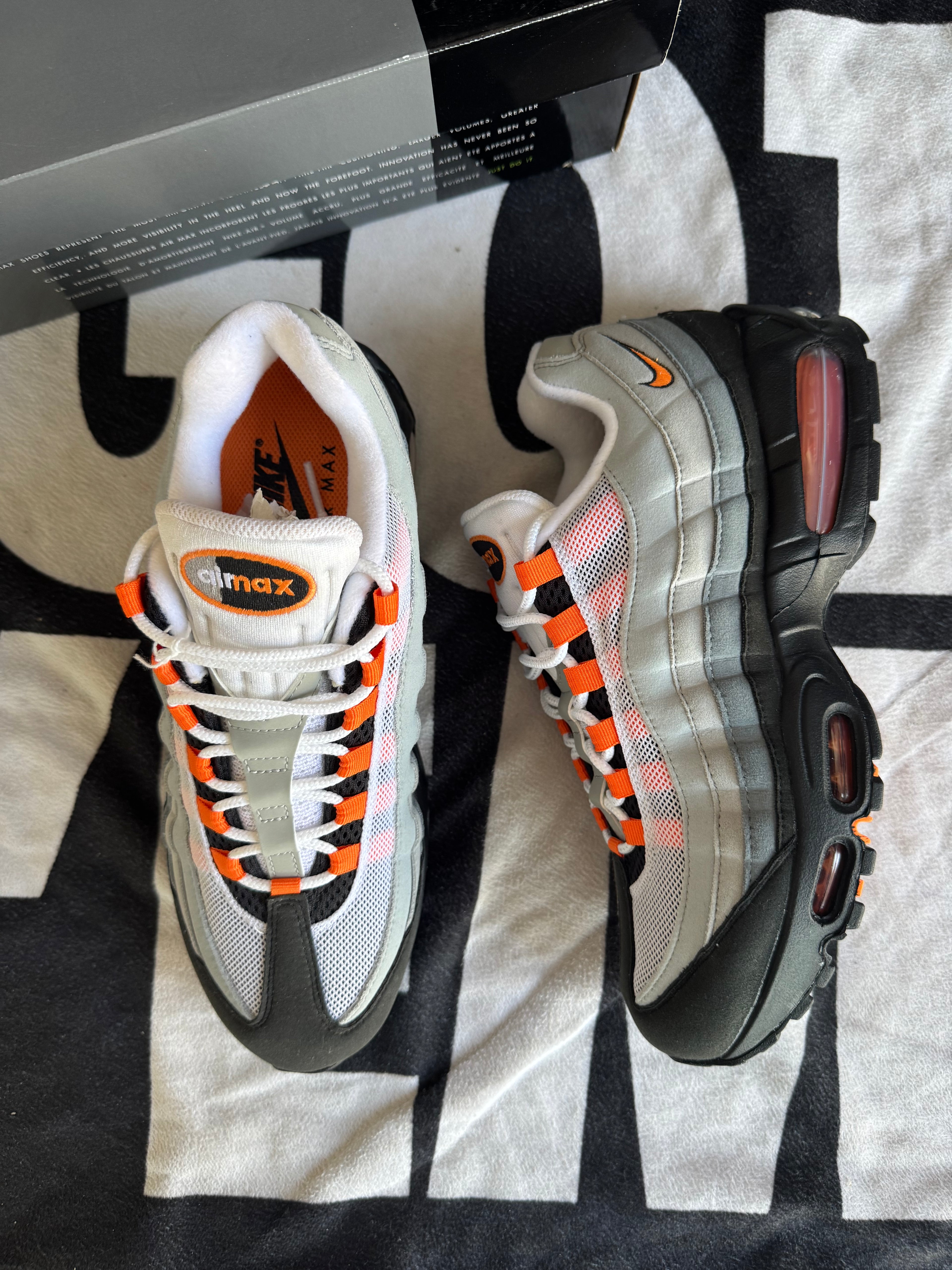 Nike Air Max 95 OG Big Bubble Bright Mandarin 2025 (Taille 43)