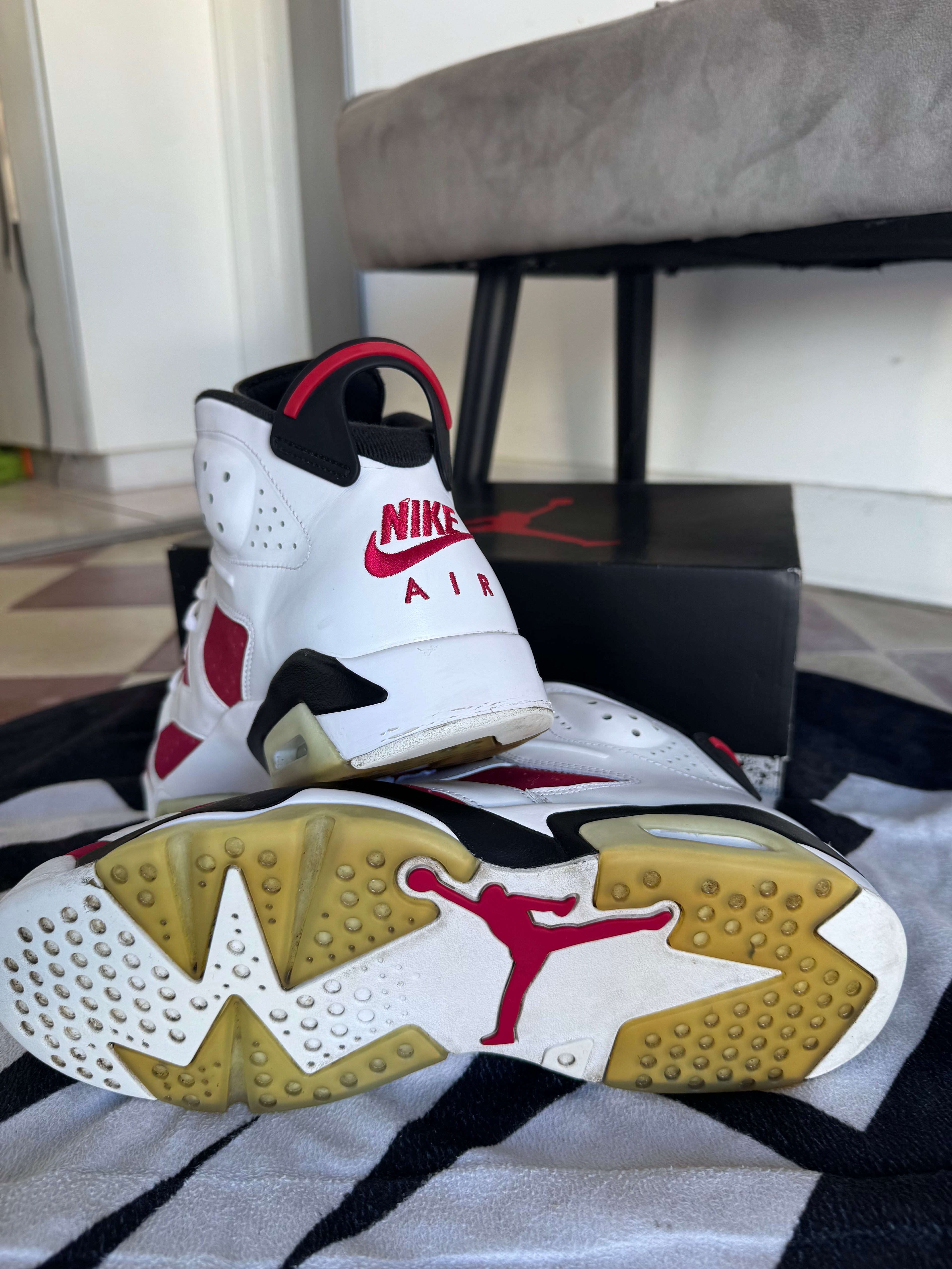 Jordan 6 Carmine 2021 (Taille 45)
