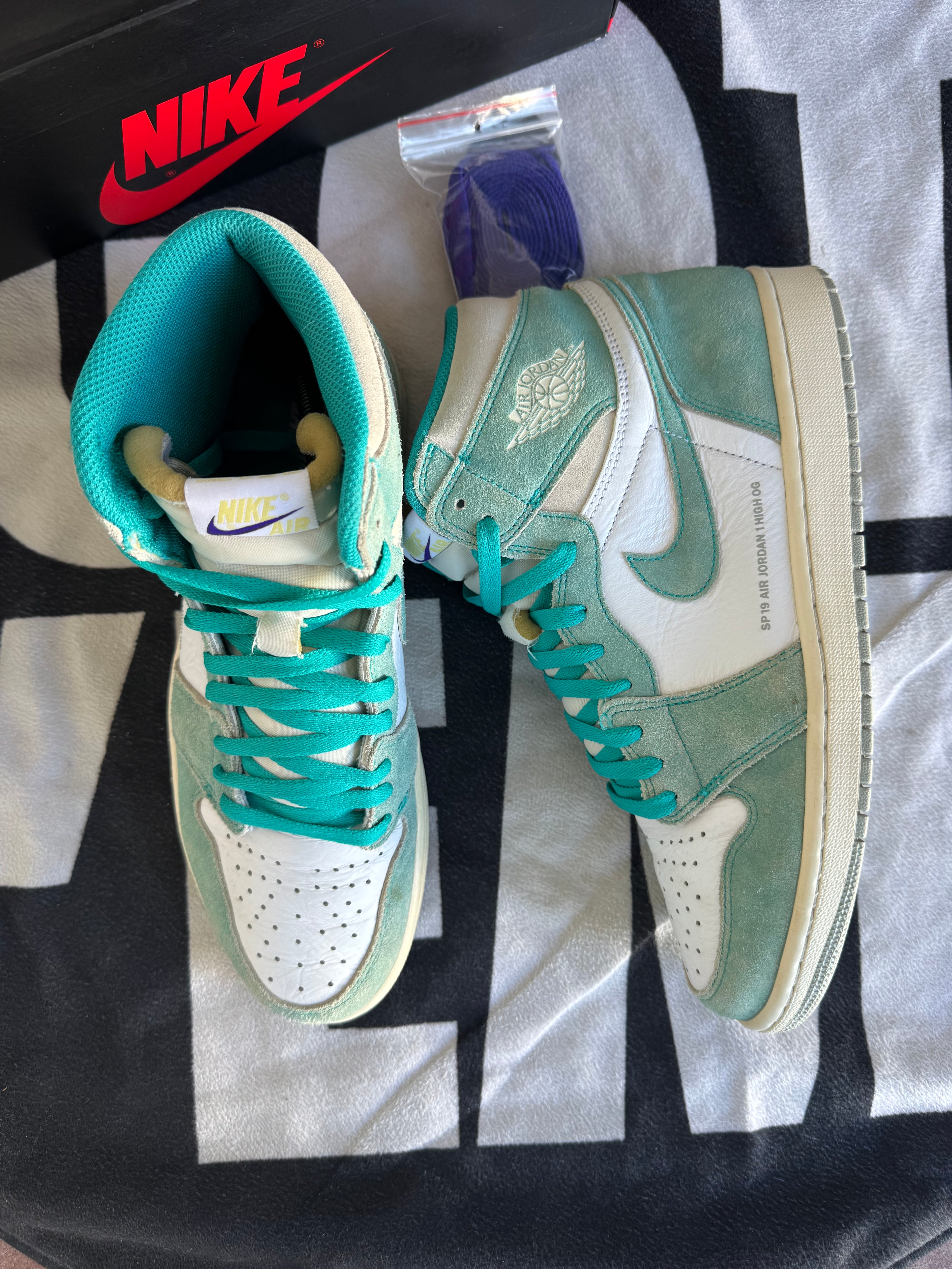 Jordan 1 High Turbo Green (Taille 45)