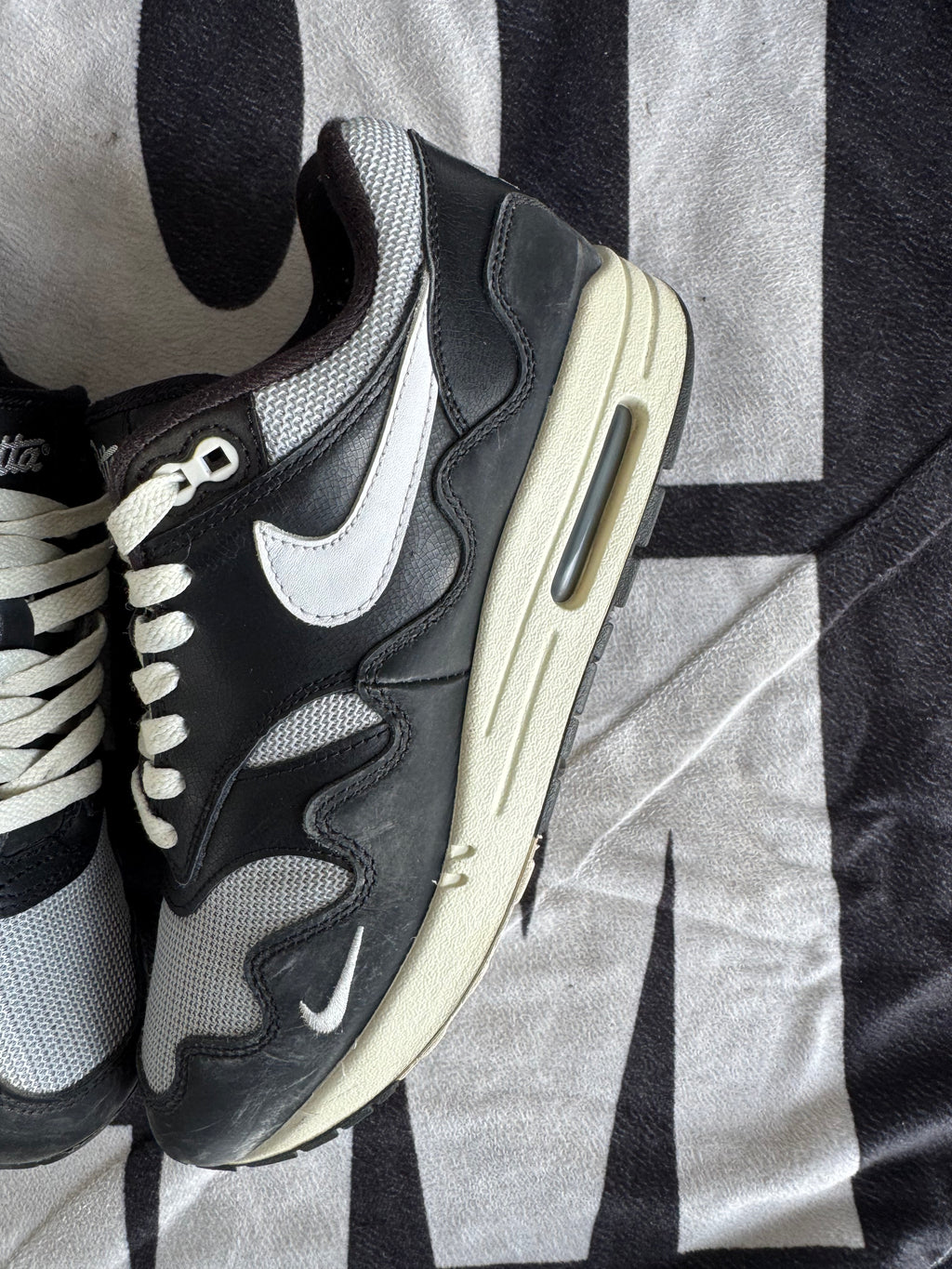 Nike Air Max 1 Patta Waves Black (Taille 40.5)