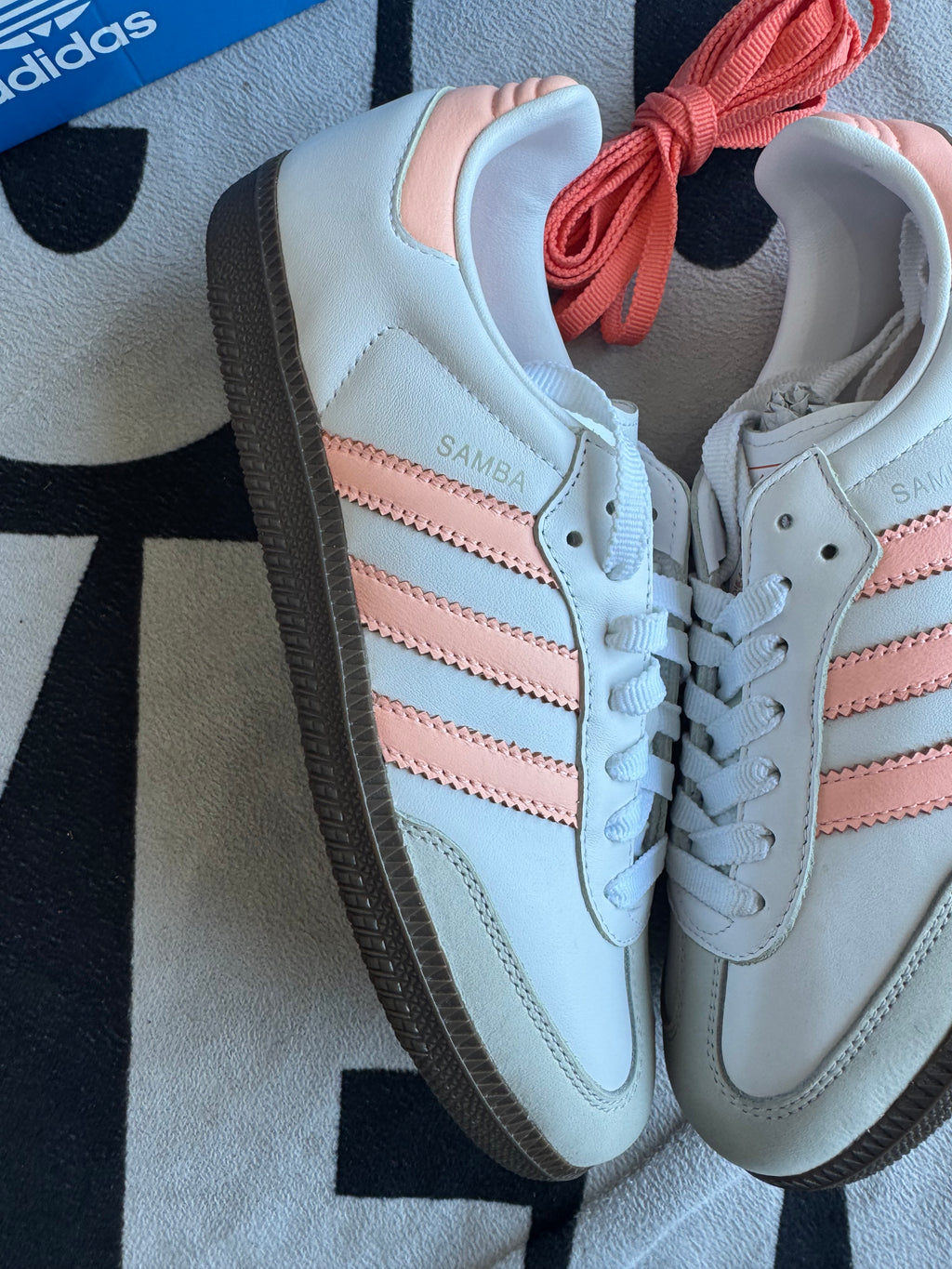 adidas Samba OG Cloud White Coral (Taille 38)