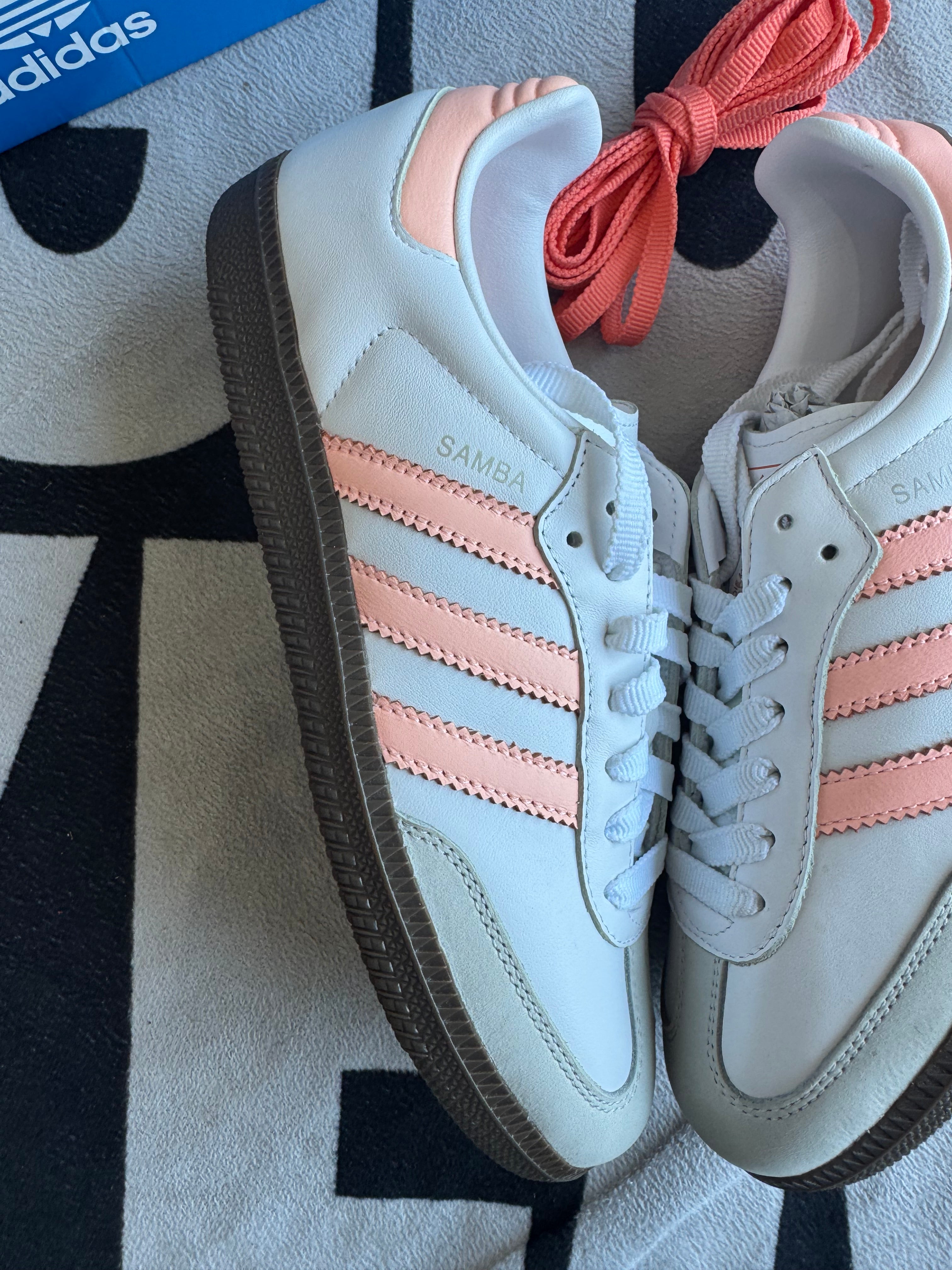 adidas Samba OG Cloud White Coral (Taille 38)