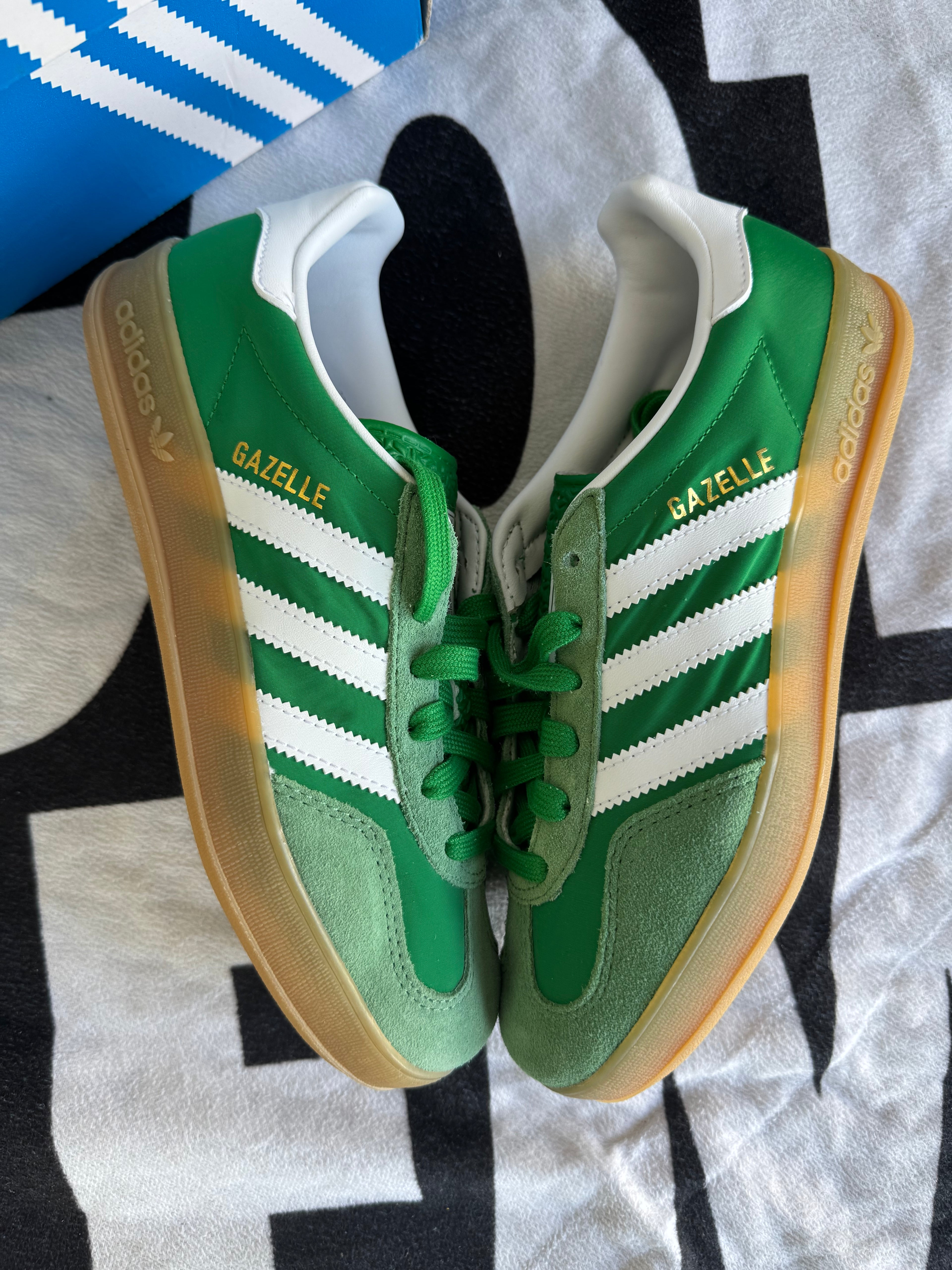 Adidas Gazelle Indoor Green Gum (Taille 39 1/3)
