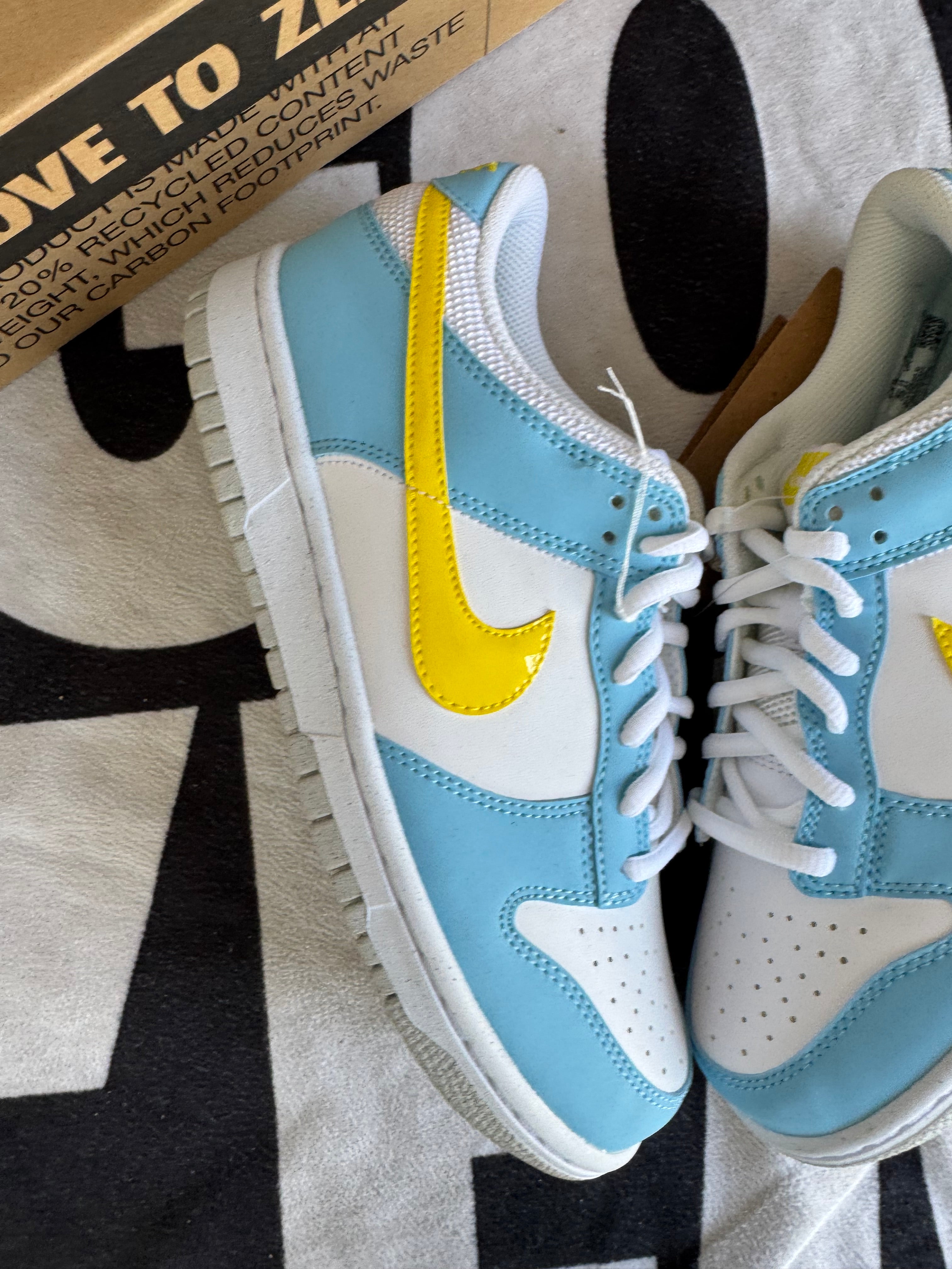 Nike Dunk Low Next Nature Homer Simpson GS (Taille 38.5)
