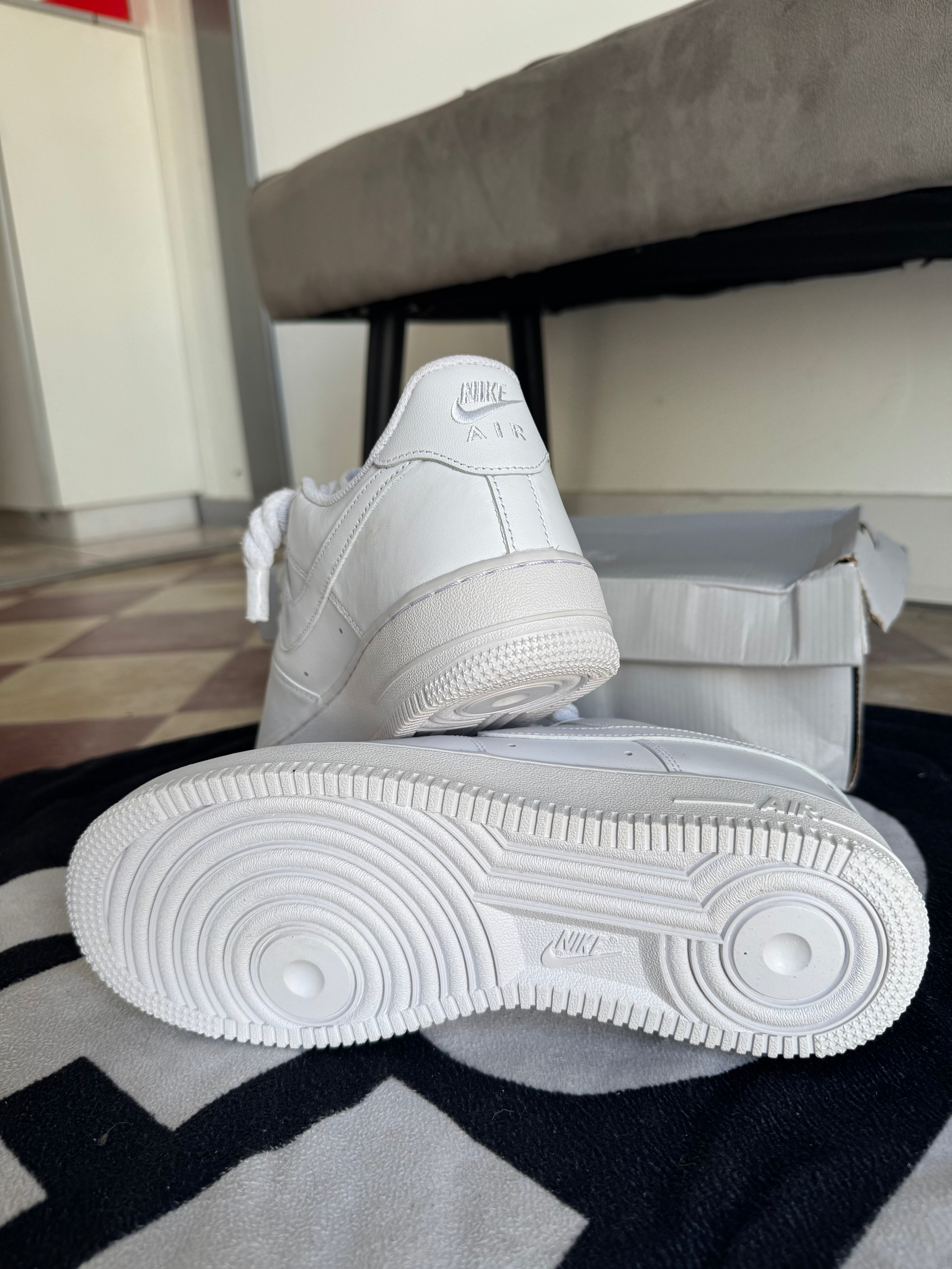 Air Force One White Big Laces White (Taille 41)