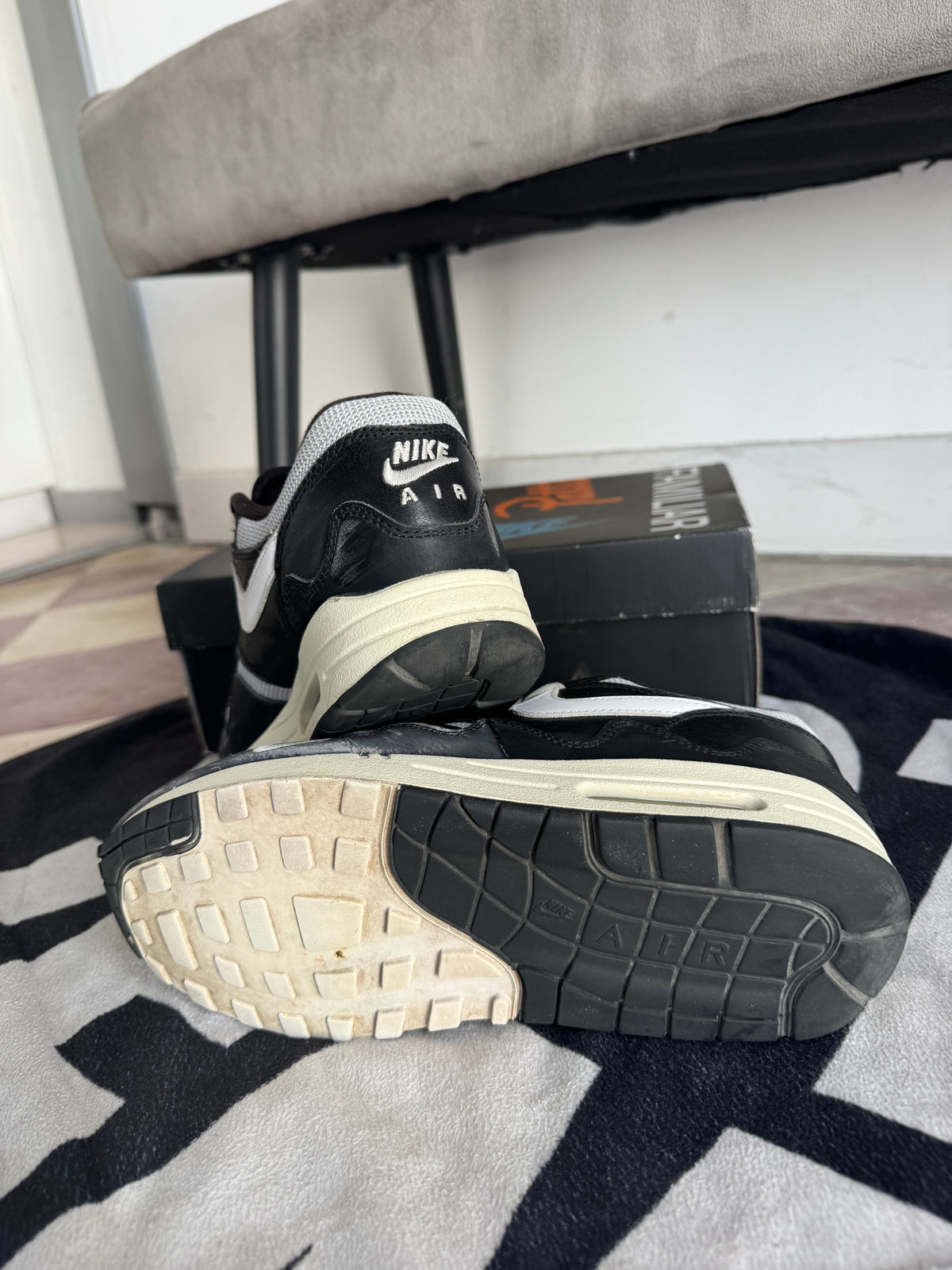 Nike Air Max 1 Patta Waves Black (Taille 40.5)