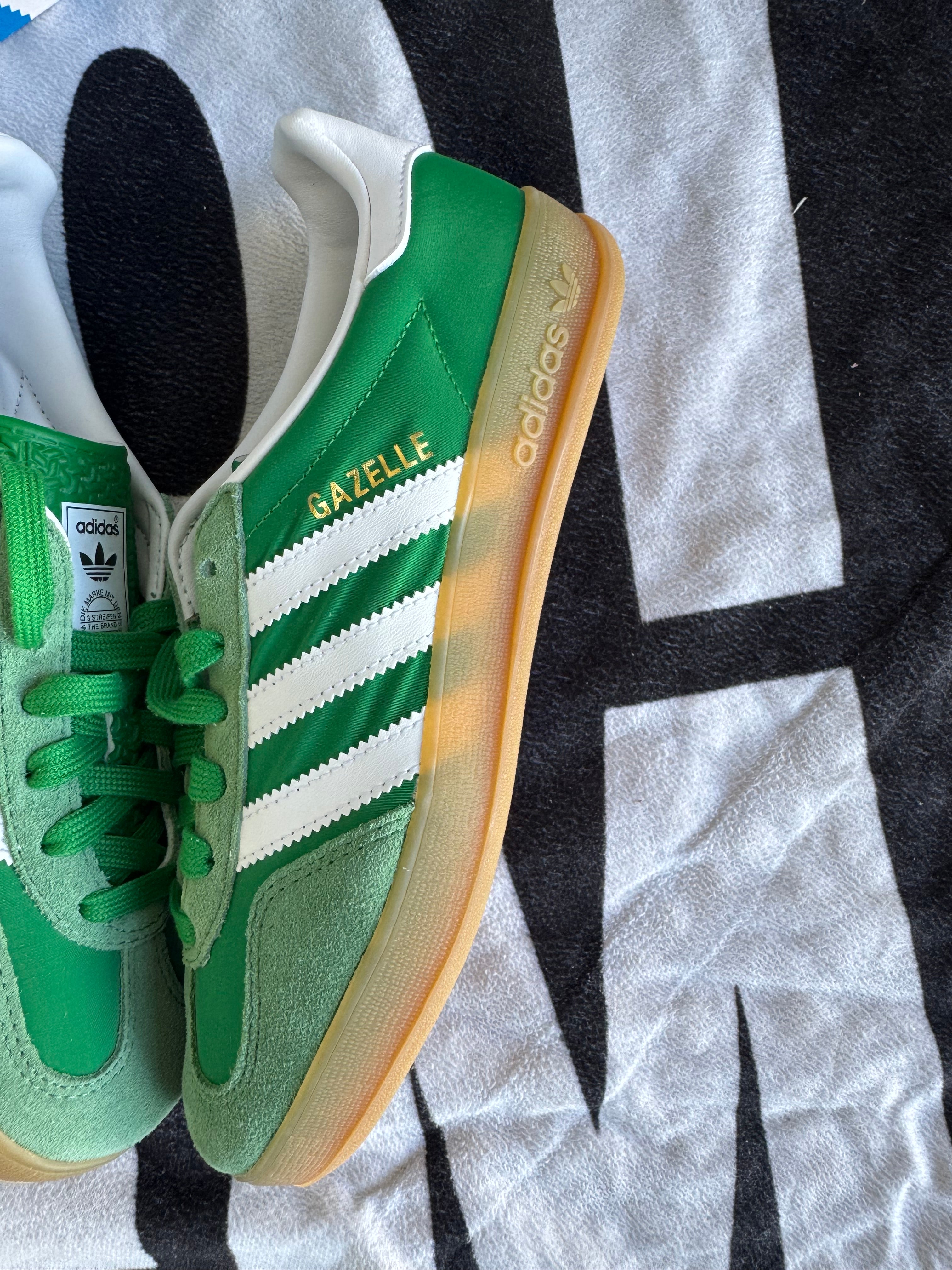 Adidas Gazelle Indoor Green Gum (Taille 39 1/3)