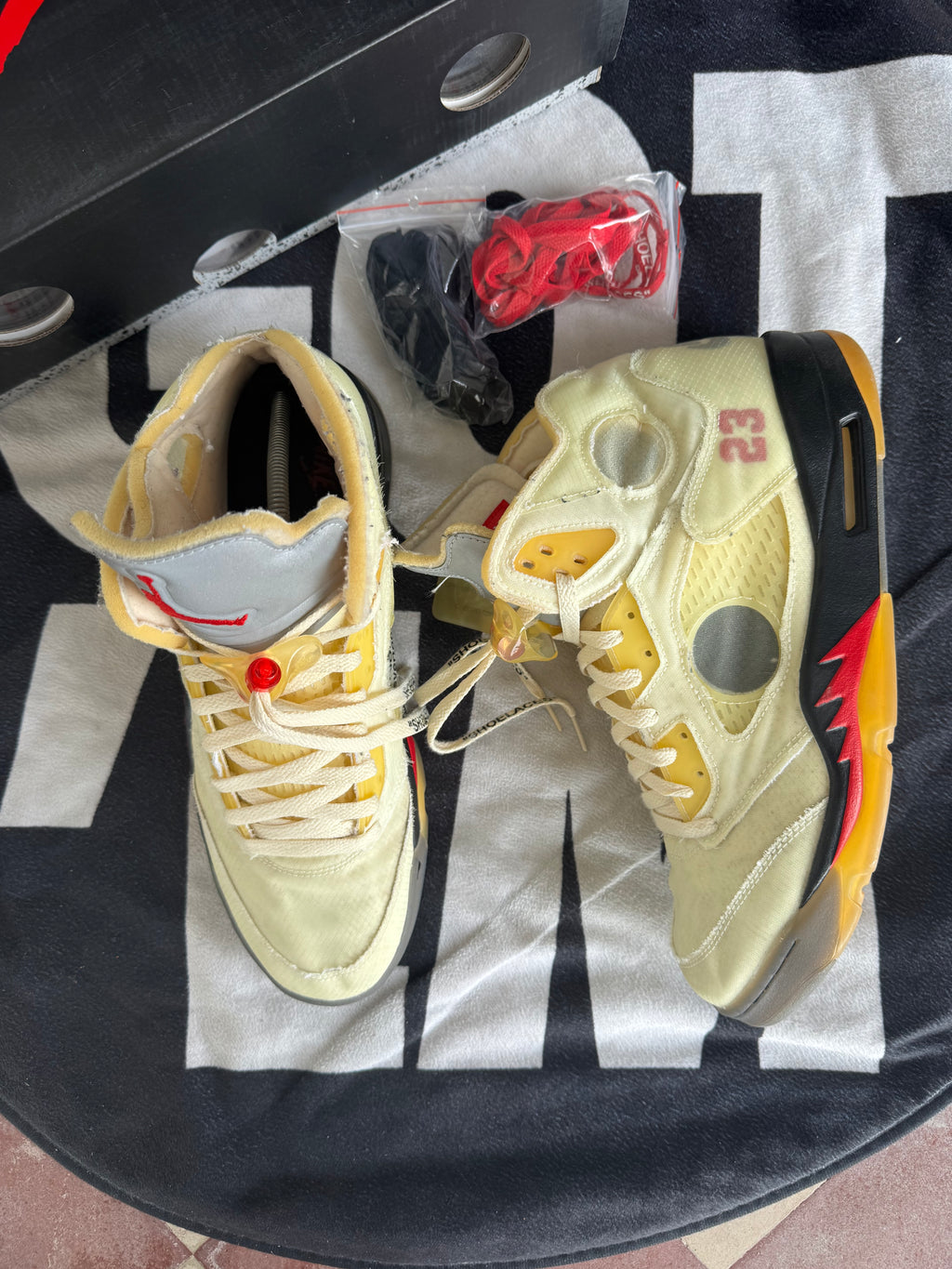 Jordan 5 Off-White Sail (Taille 47.5)