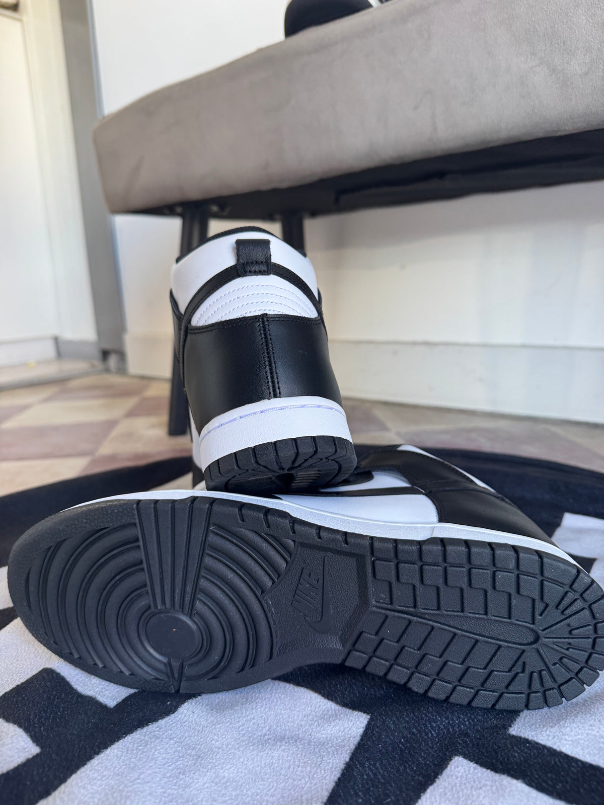 Nike Dunk High Panda Black White (Taille 45)