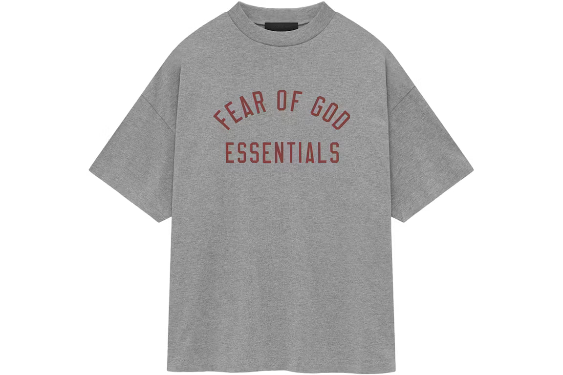 Fear of God Essentials Jersey Crewneck Tee Dark Heather (Taille M)
