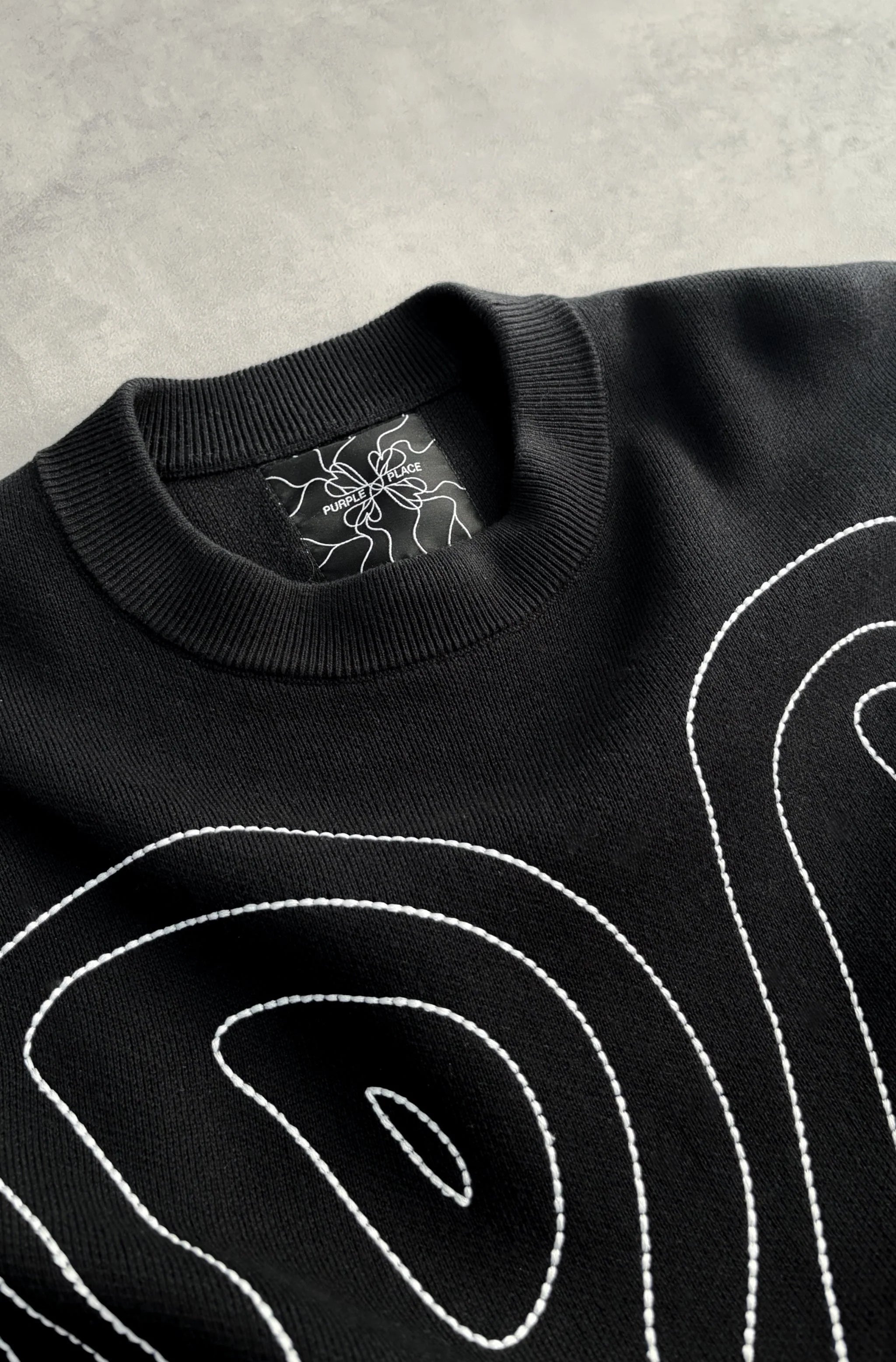 Purple Place Aura Knit - Black